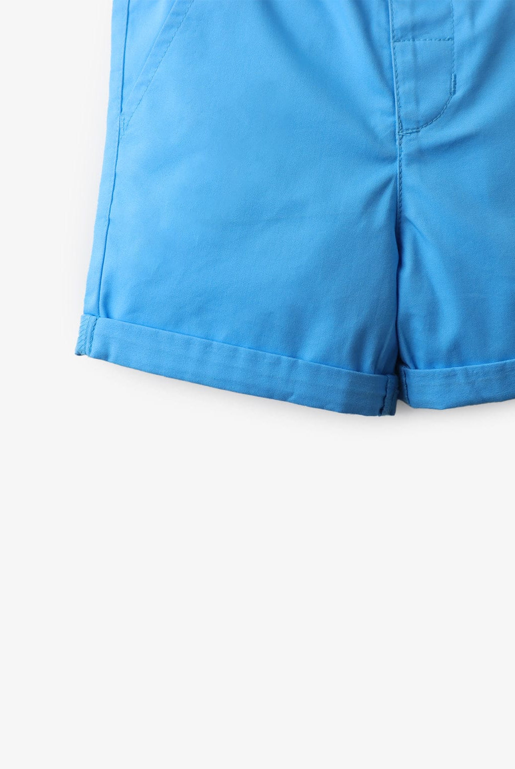 جينجرسنابس شورت سادة ولادي بجيوب جانبية أزرق