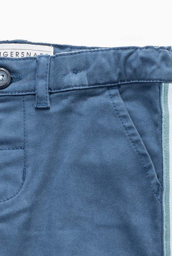 جينجرسنابس بنطلون اطفال رضع ولادي سادة بجيوب دينم أزرق غامق