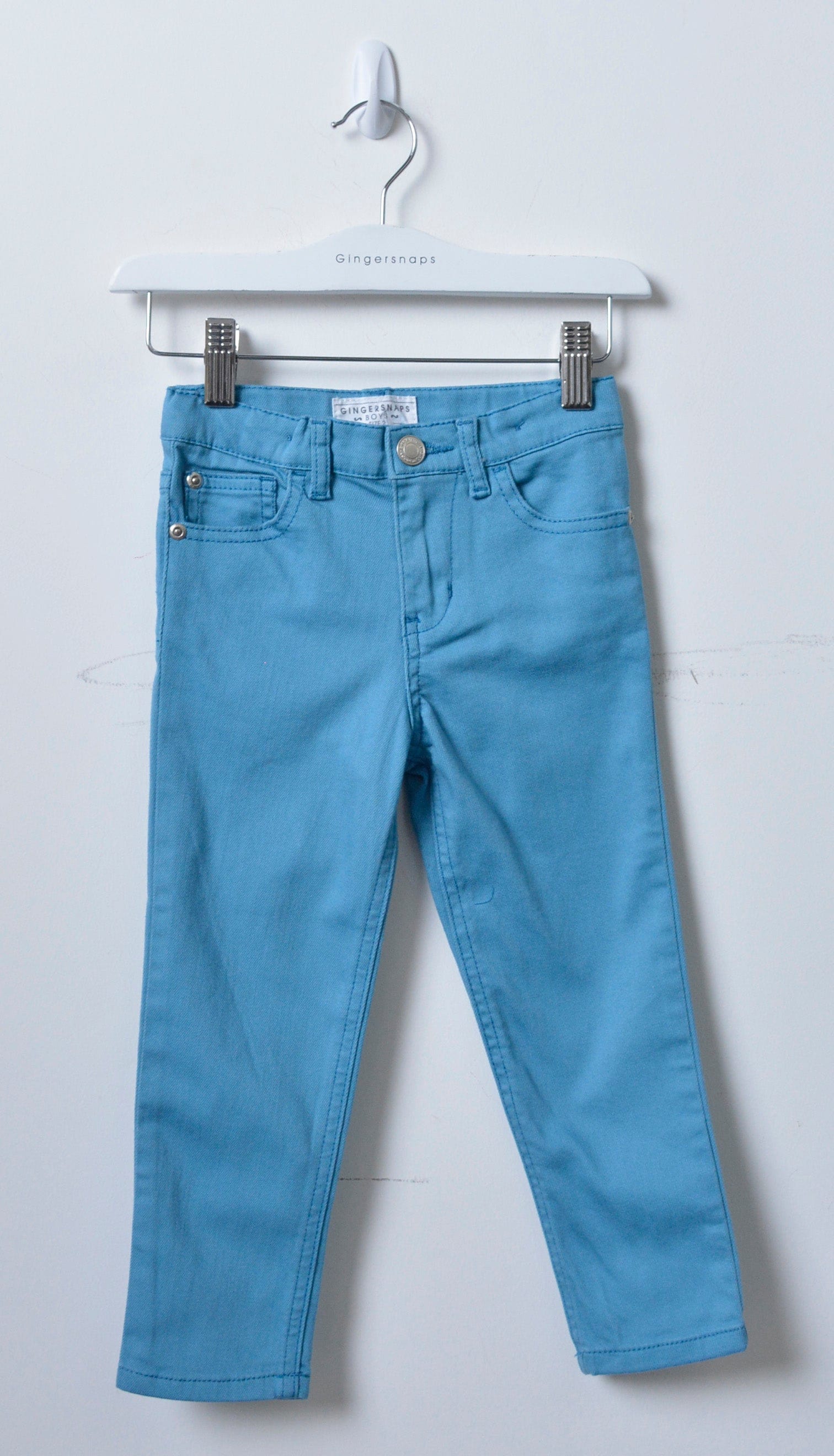 جينجرسنابس بنطلون اطفال رضع ولادي جينز بجيوب أمامية وخلفية لانترن بلو