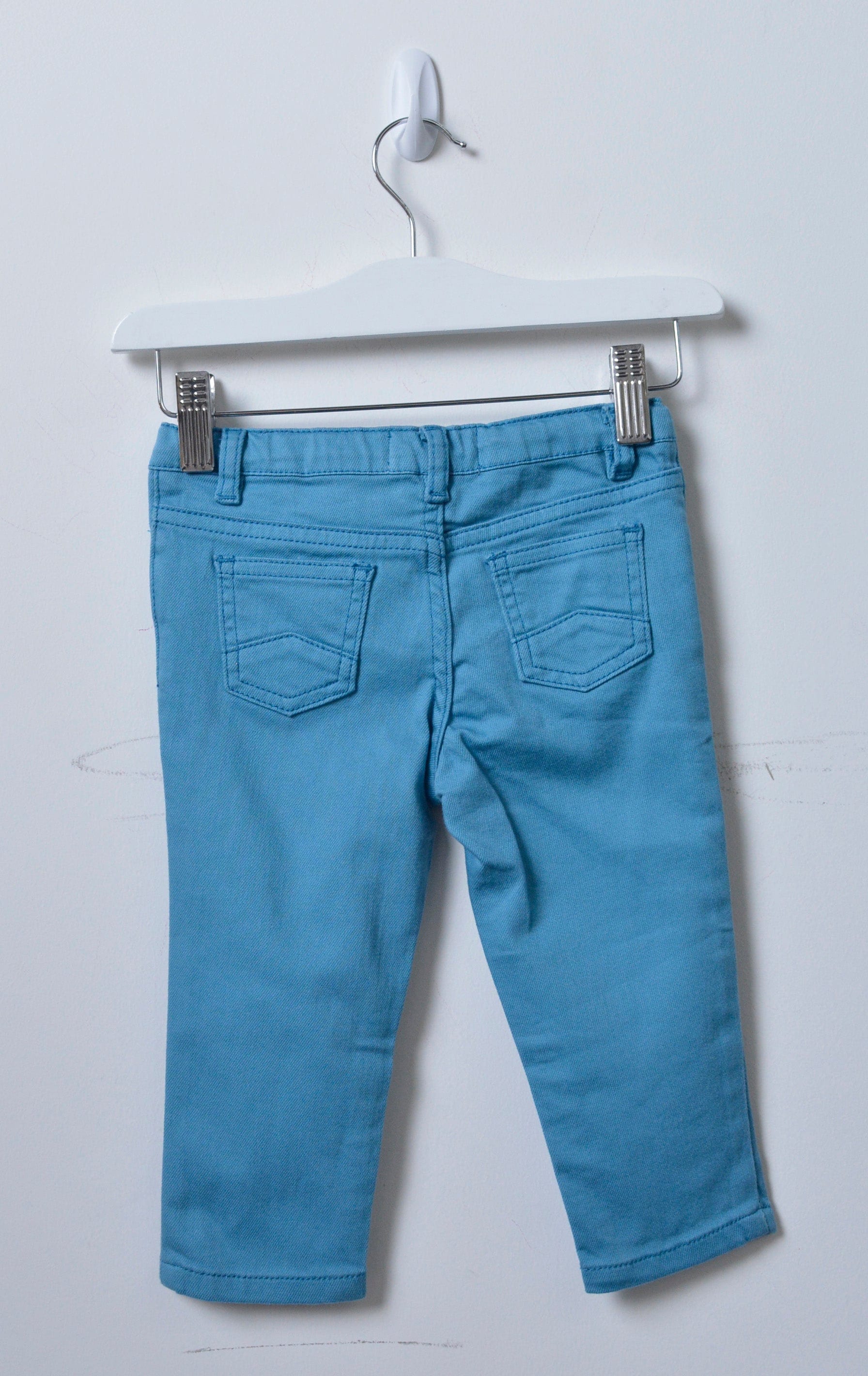 جينجرسنابس بنطلون ولادي رضع جينز سادة رمادي هادئ