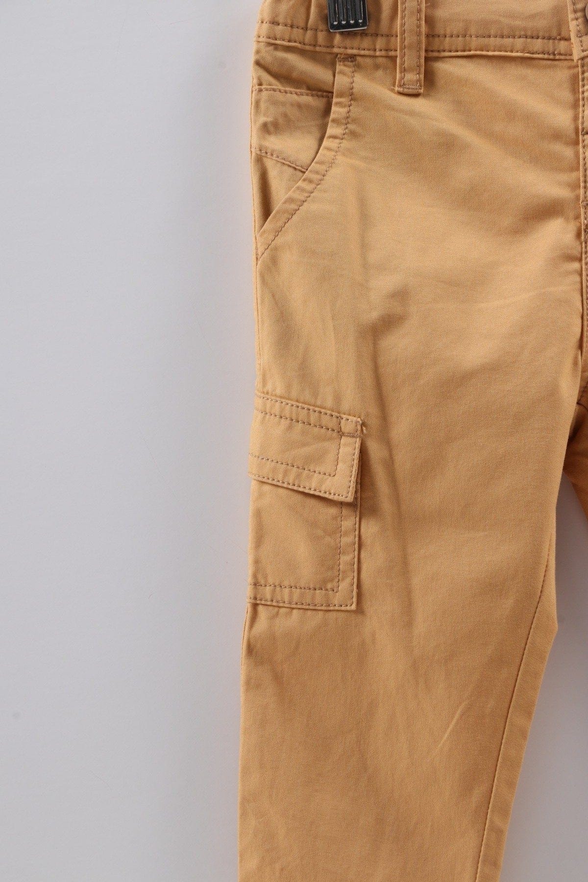 جينجرسنابس بنطلون اطفال رضع ولادي بجيوب أمامية وجانبية فخاري