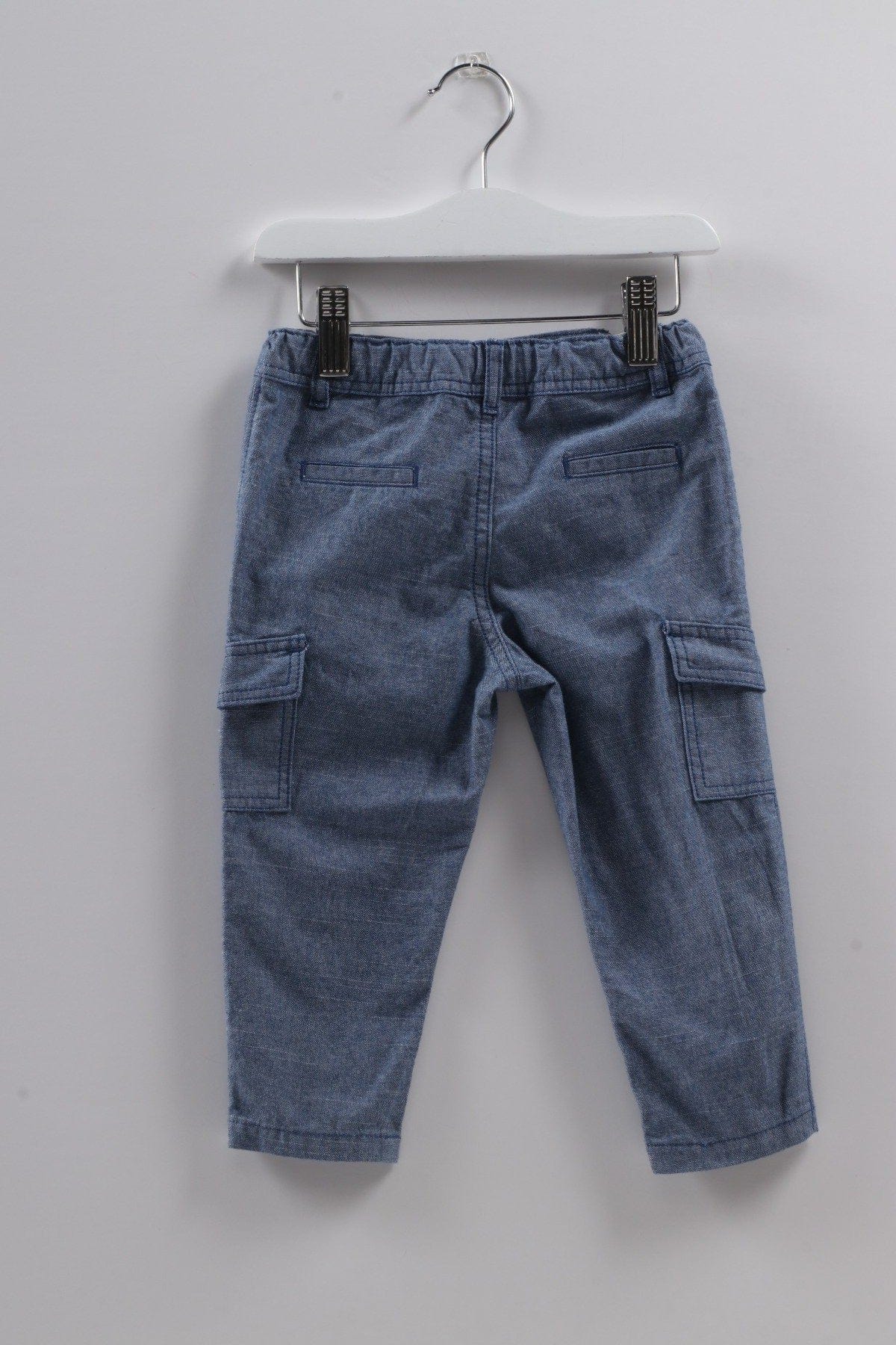 جينجرسنابس بنطلون اطفال رضع ولادي بجيوب أمامية وجانبية أزرق