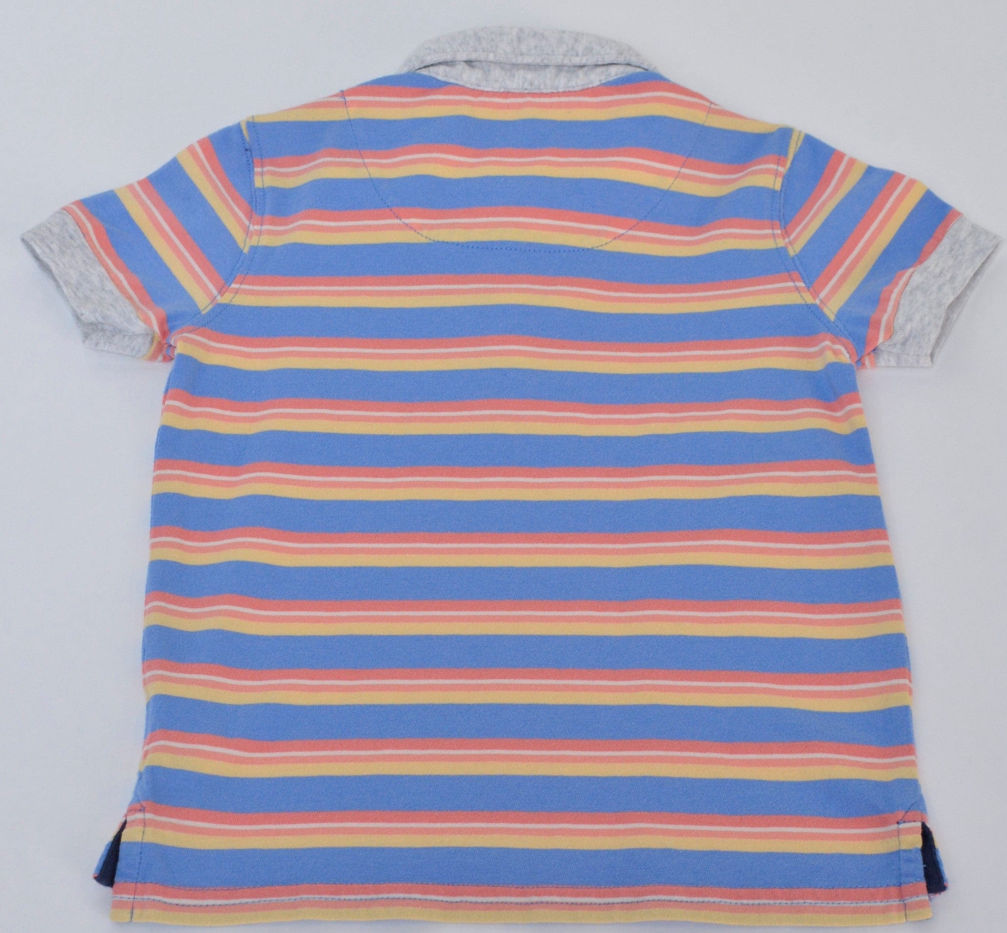 جينجرسنابس تي شيرت مخطط بولو أولادي بياقة متعدد الألوان