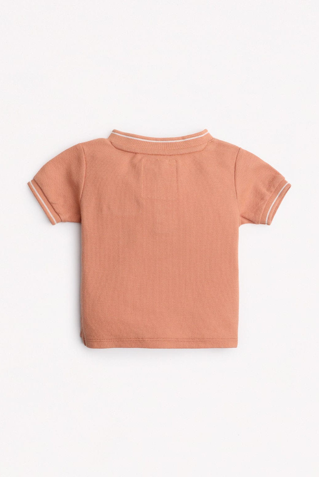 جينجرسنابس تيشيرت بولو أولادي نص كم بنص رقبة أحمر بنفسجي