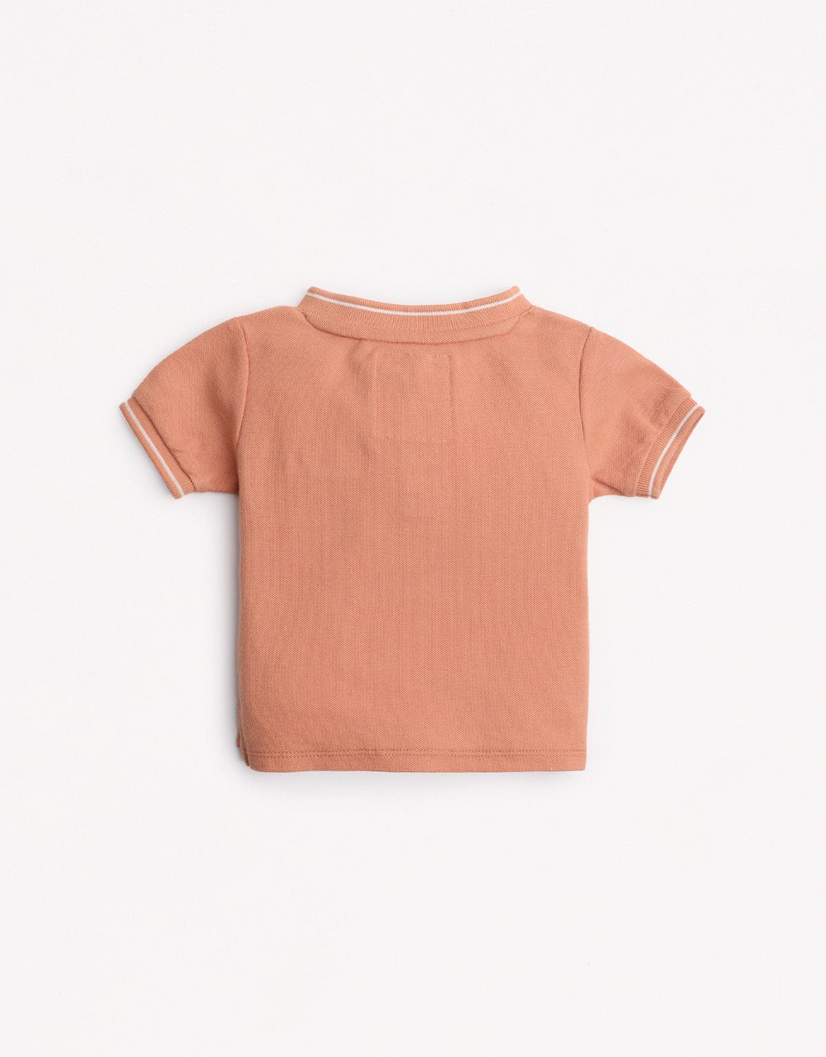 جينجرسنابس تيشيرت بولو أولادي نص كم بنص رقبة أحمر بنفسجي