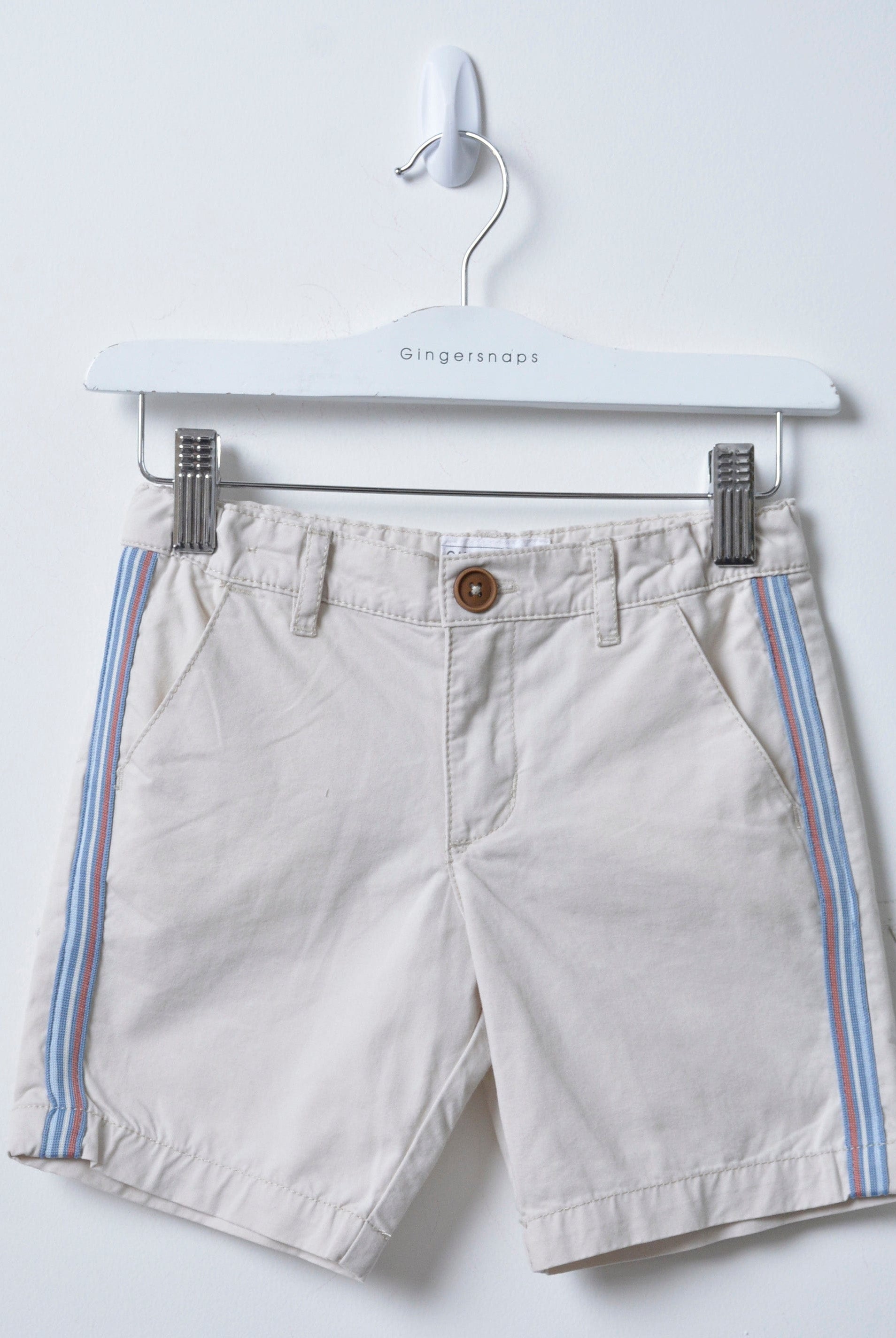 جينجرسنابس شورت سادة مخطط بالطور رضع ولادي قمري