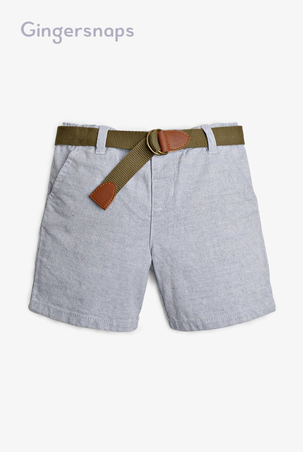 جينجرسنابس شورت اطفالي تشينو أزرق