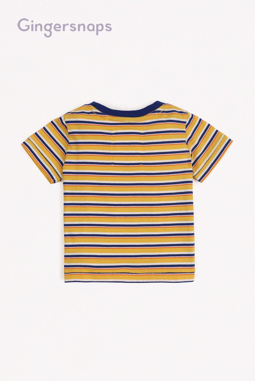 جينجرسنابس تي شيرت ولادي بنمط مخطط للرضع متعدد الألوان