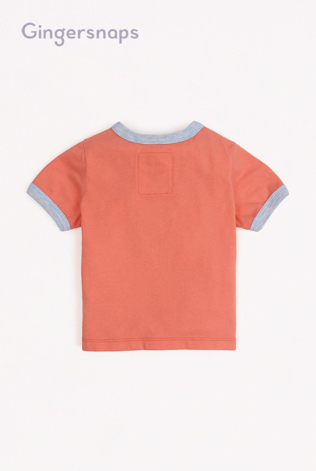 جينجرسنابس تي شيرت بيبي أولاد بطبعة بيتزا أحمر