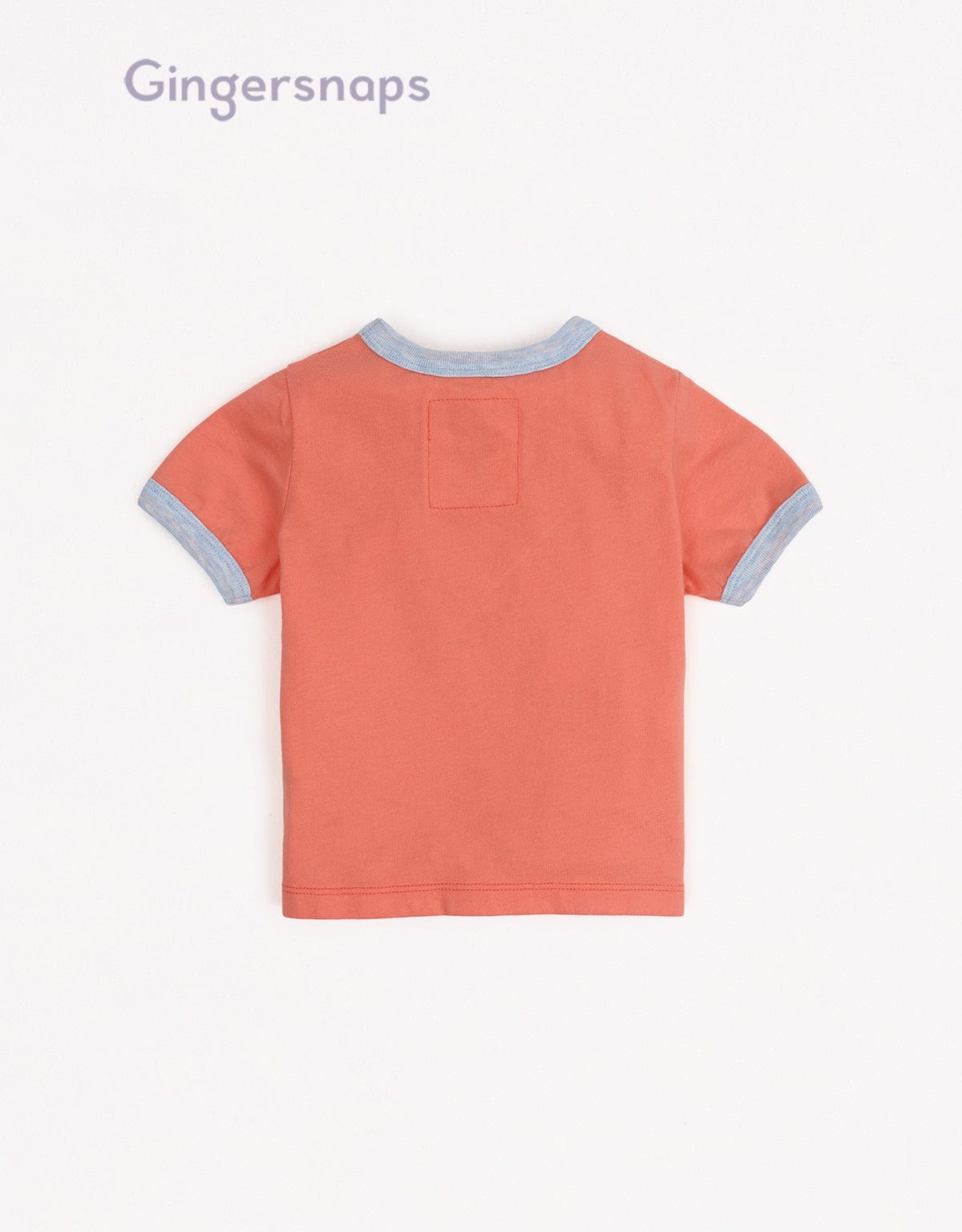 جينجرسنابس تي شيرت بيبي أولاد بطبعة بيتزا أحمر