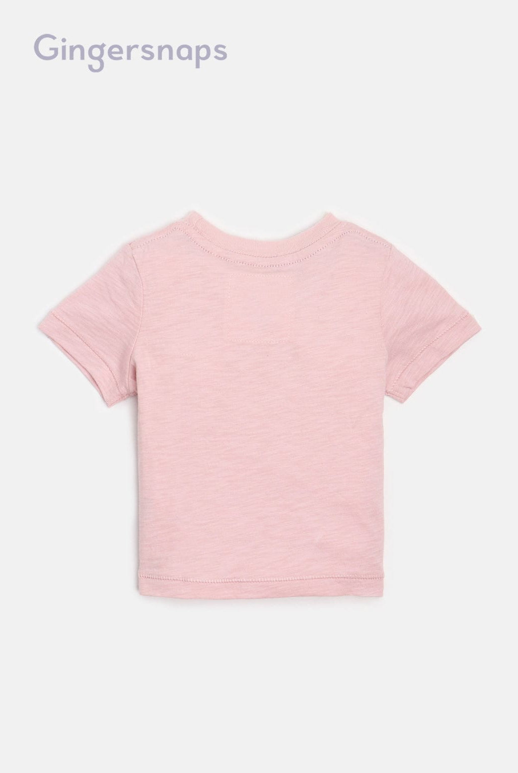 جينجرسنابس تي شيرت بيبي أولاد بطبعة نخل وماء وردي