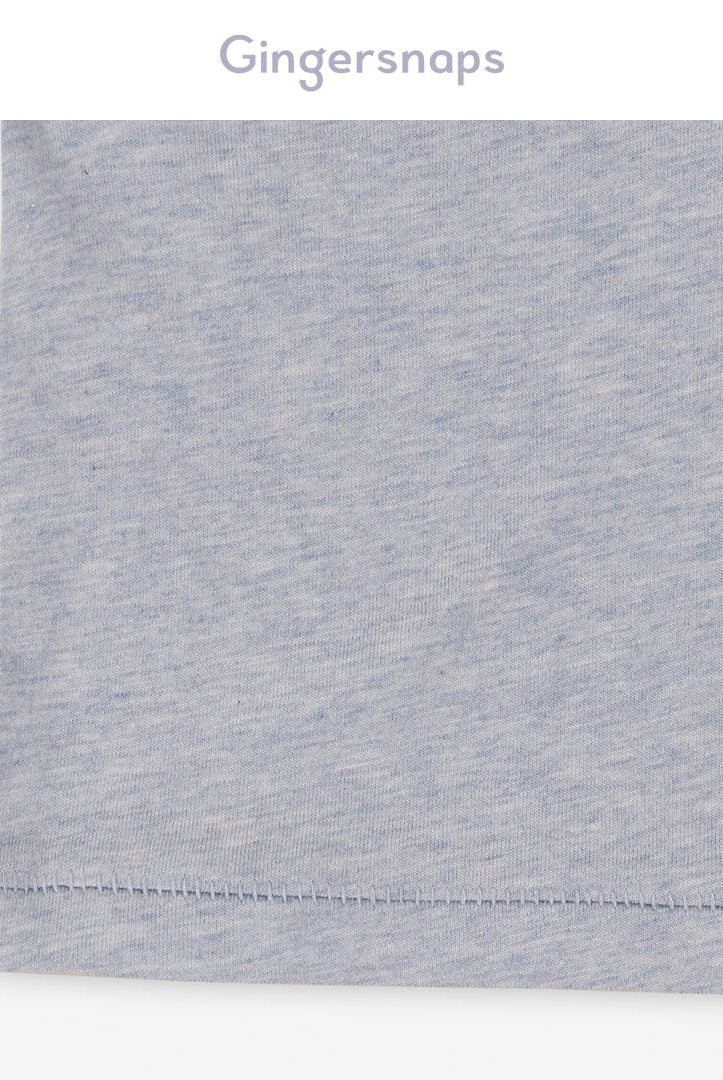 جينجرسنابس تي شيرت ولادي للرضع سادة بألوان متعددة أزرق