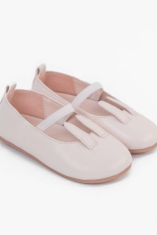 جينجرسنابس حذاء بناتي رضع مسطح وردي فاتح