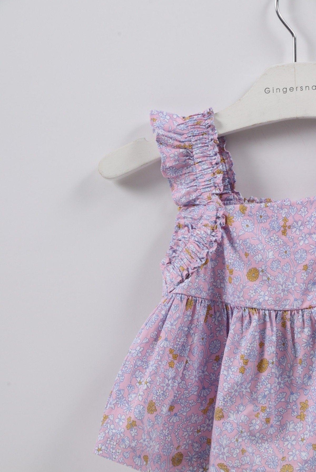 جينجرسنابس بلوزة منقطة بأزرار أمامية بناتي متعدد الألوان