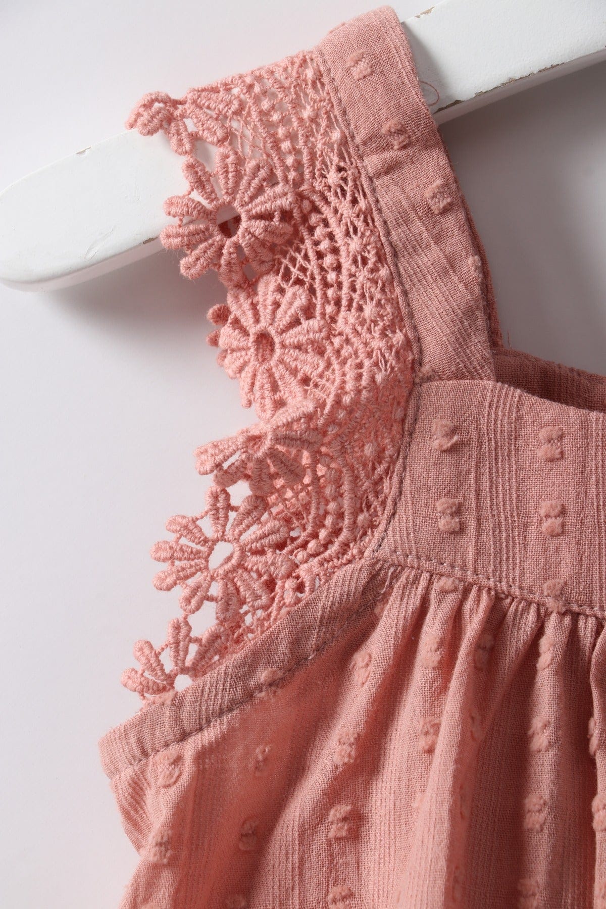 جينجرسنابس بلوزة صوف مطرزة بناتي زهري