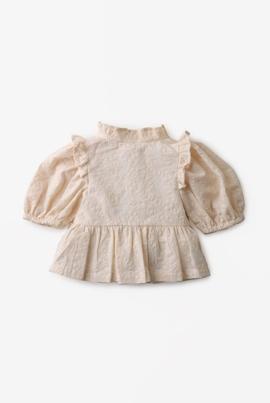 جينجرسنابس بلوزة بناتي لف برباط كم طويل بناتي أبيض