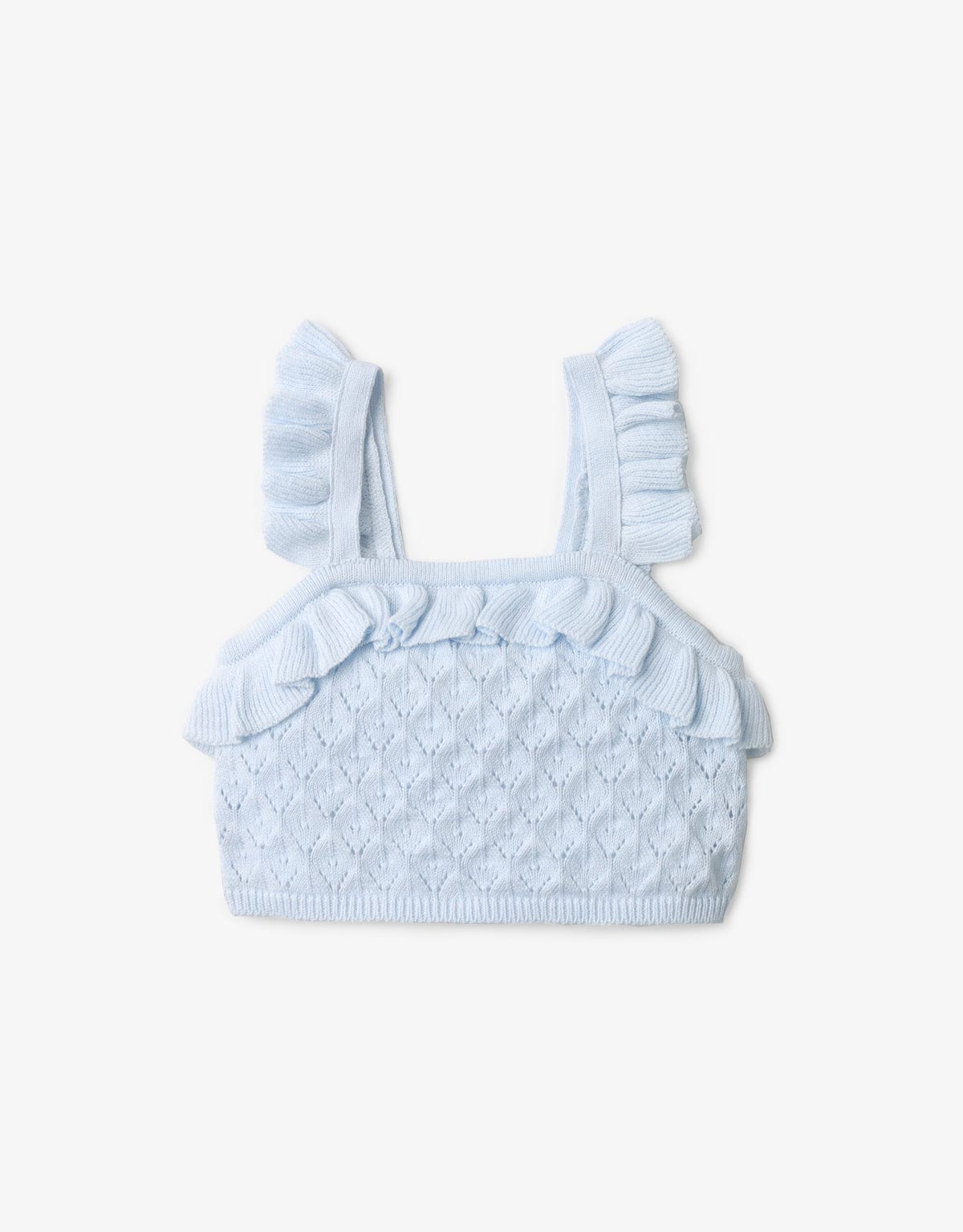 جينجرسنابس توب قصير بحمالة عريضة بناتي أزرق