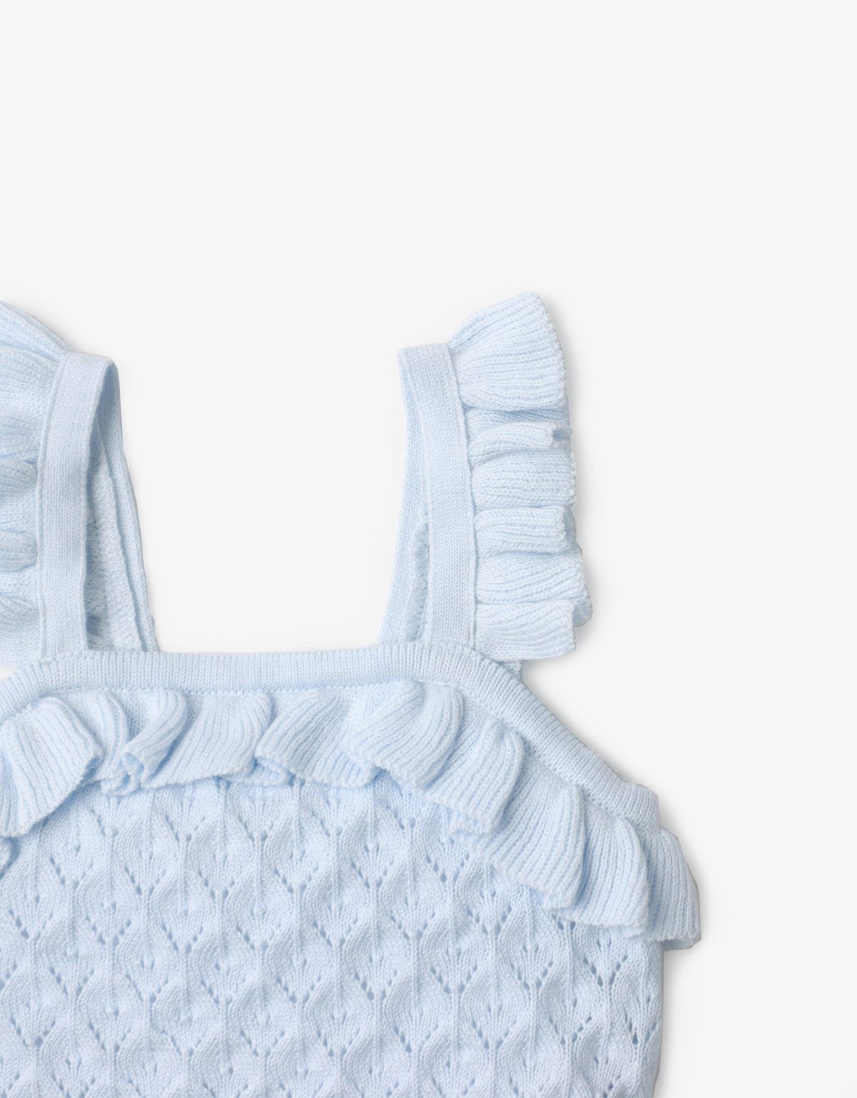 جينجرسنابس توب قصير بحمالة عريضة بناتي أزرق