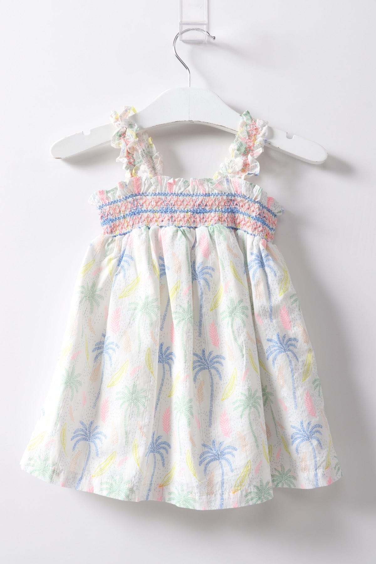 جينجرسنابس فستان بناتي رضع حمالات بنقشة ورود متعدد الألوان