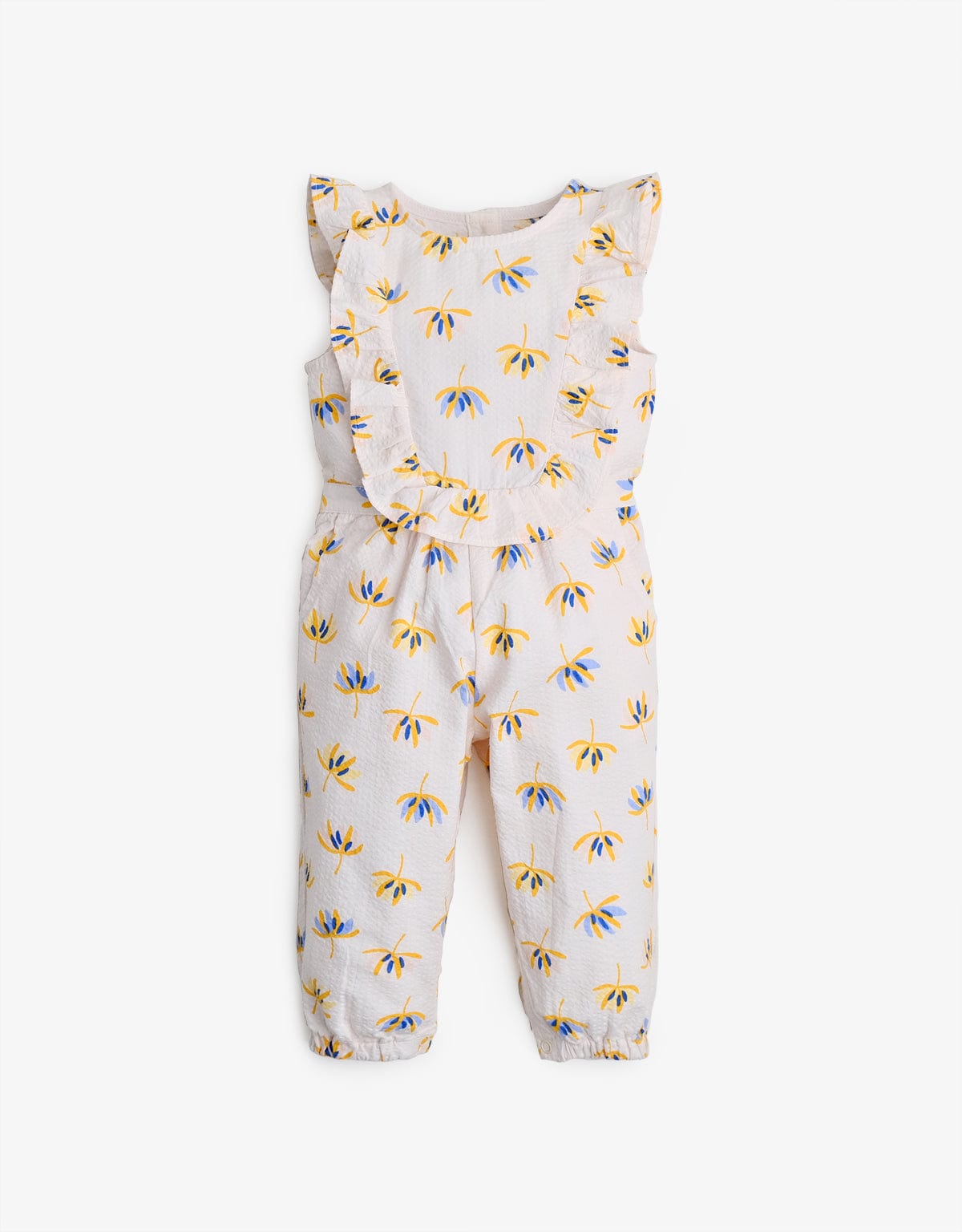 جينجرسنابس جمبسوت رضع بناتي مشجر بدون أكمام متعدد الألوان