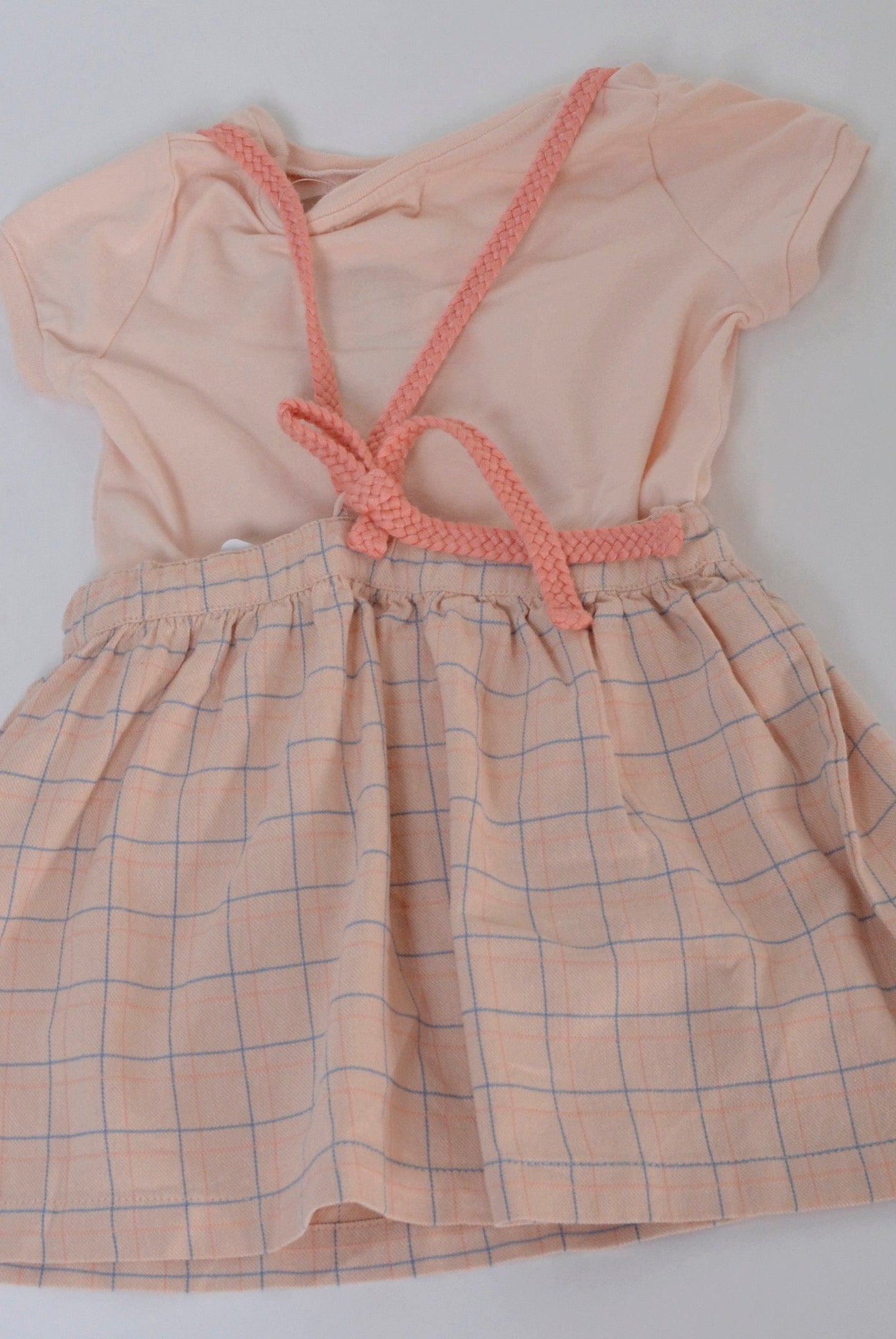 جينجرسنابس فستان مربعات حمالات بناتي رضع متعدد الألوان