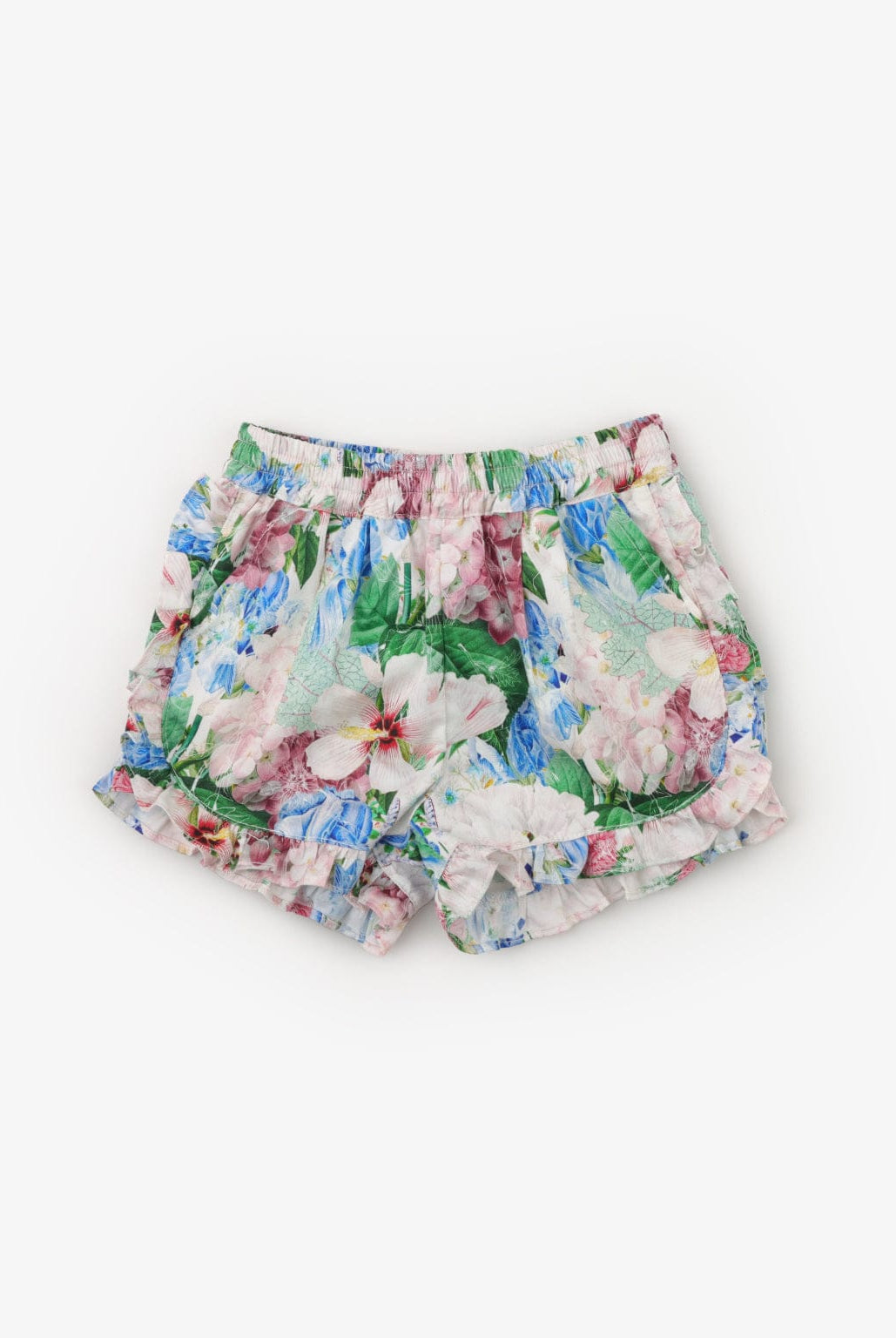 جينجرسنابس طقم قطعتين موردة شورت وبلوزة نص كم بف بناتي متعدد الألوان