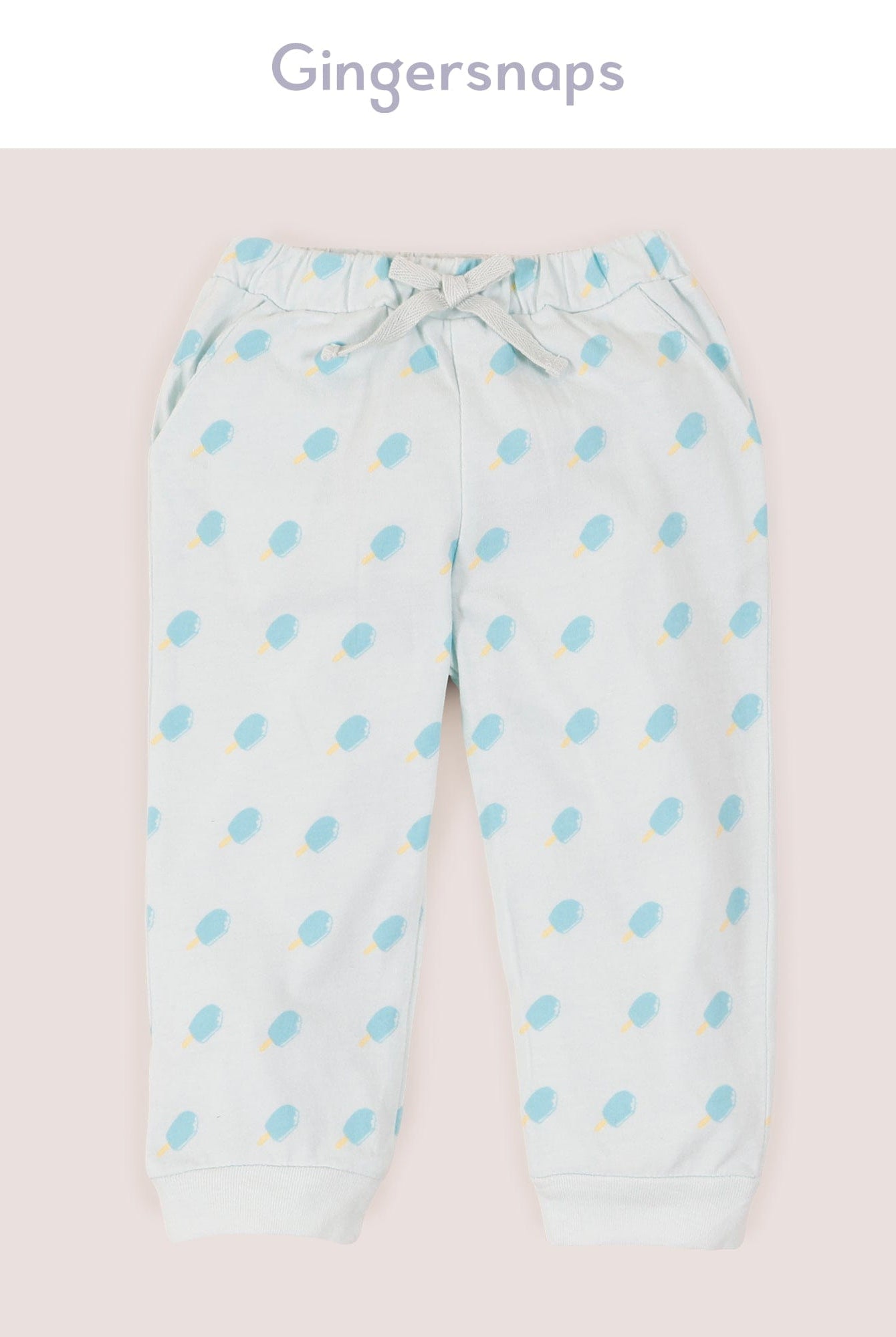 جينجرسنابس بيجامة نوم بلوزة مع أطفال رضع كم طويل بناتي ضوء السماء