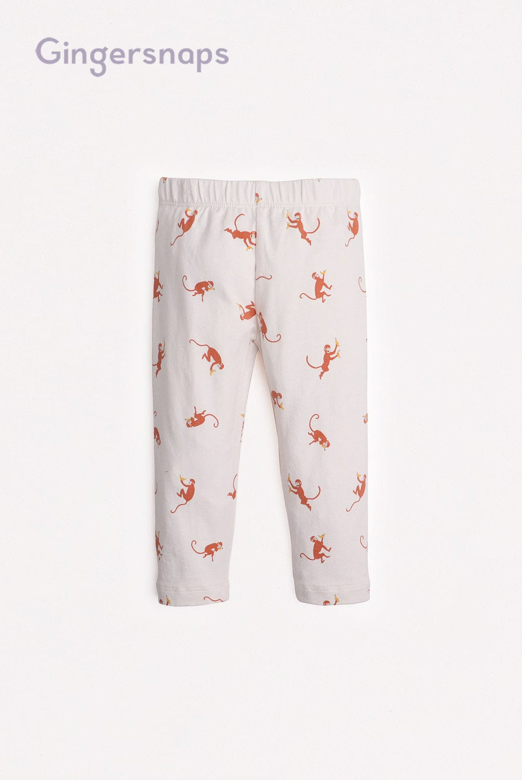 جينجرسنابس بنطلون طويل ليجنز للرضع بطابعة قرد متعدد الألوان