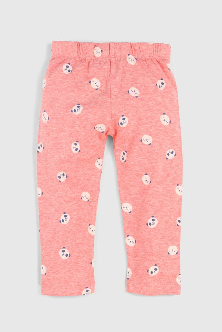 جينجرسنابس ليقنز بيبي بنات بنمط باندا متعدد الألوان