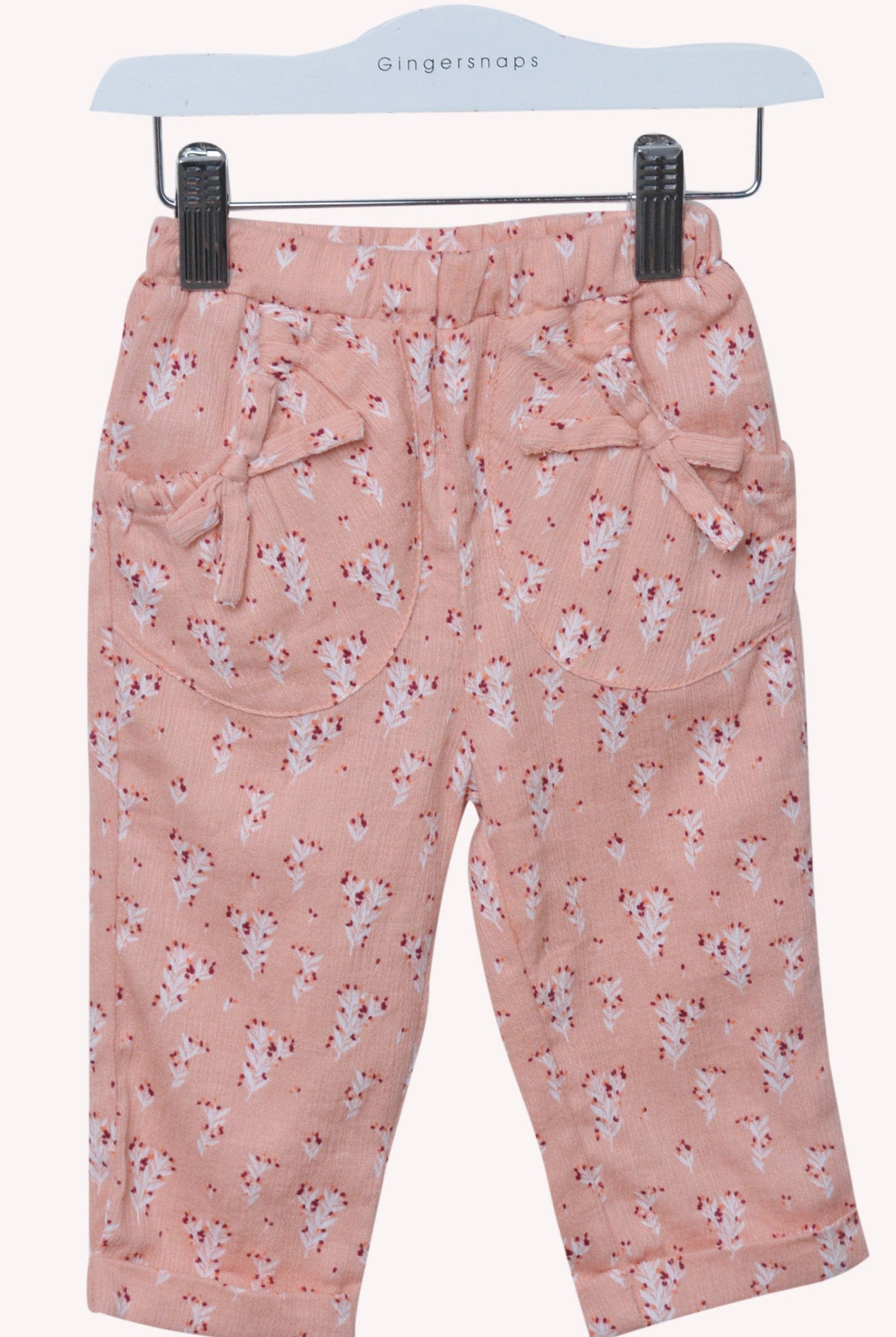 جينجرسنابس بنطلون رضع مشجر بفيونكات بناتي متعدد الألوان
