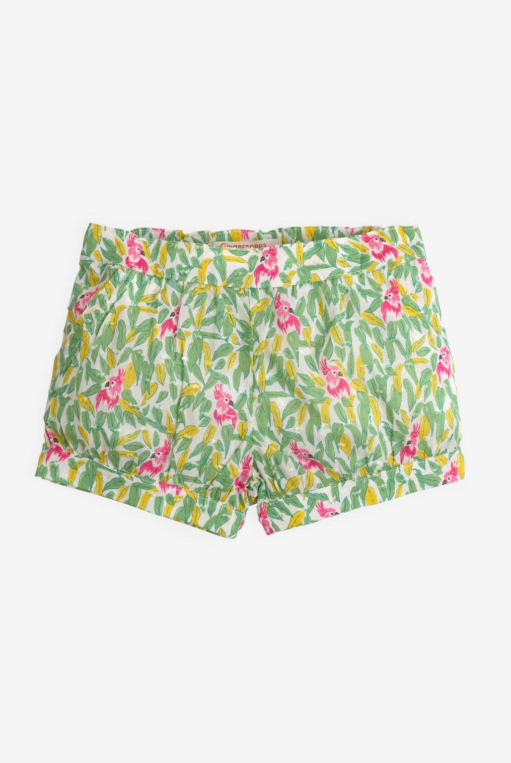 جينجرسنابس شورت قصير بناتي مشجر متعدد الألوان