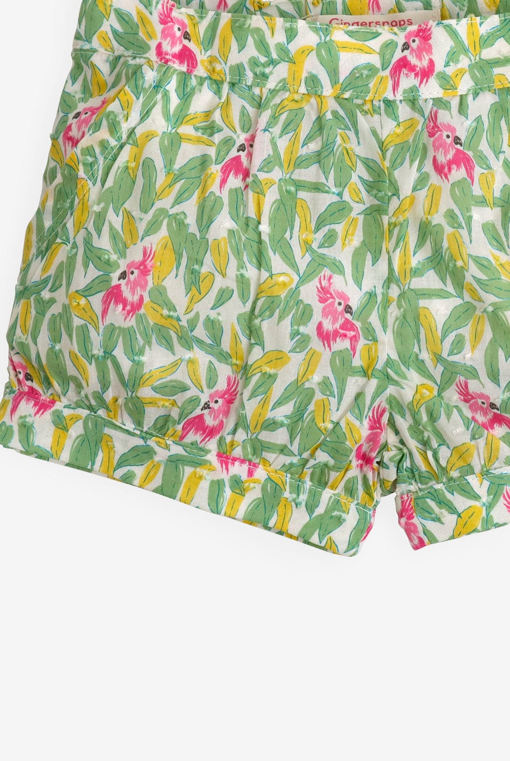 جينجرسنابس شورت قصير بناتي مشجر متعدد الألوان