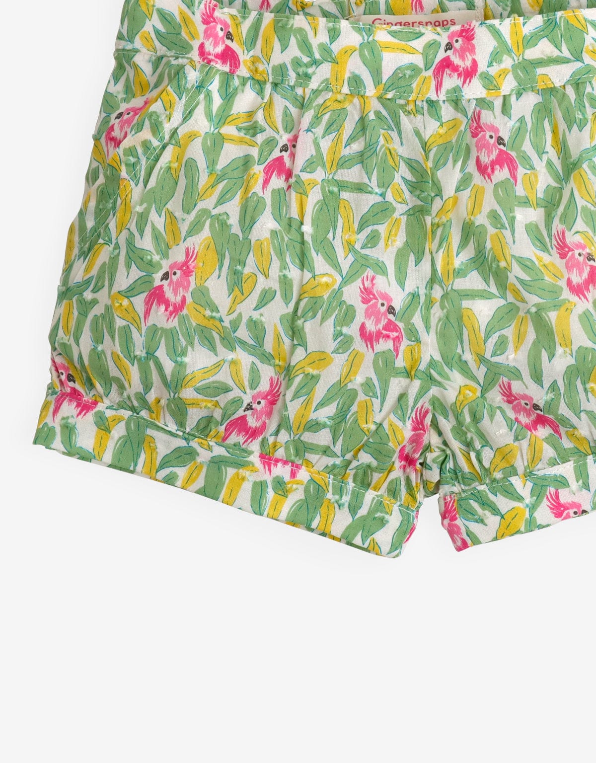 جينجرسنابس شورت قصير بناتي مشجر متعدد الألوان