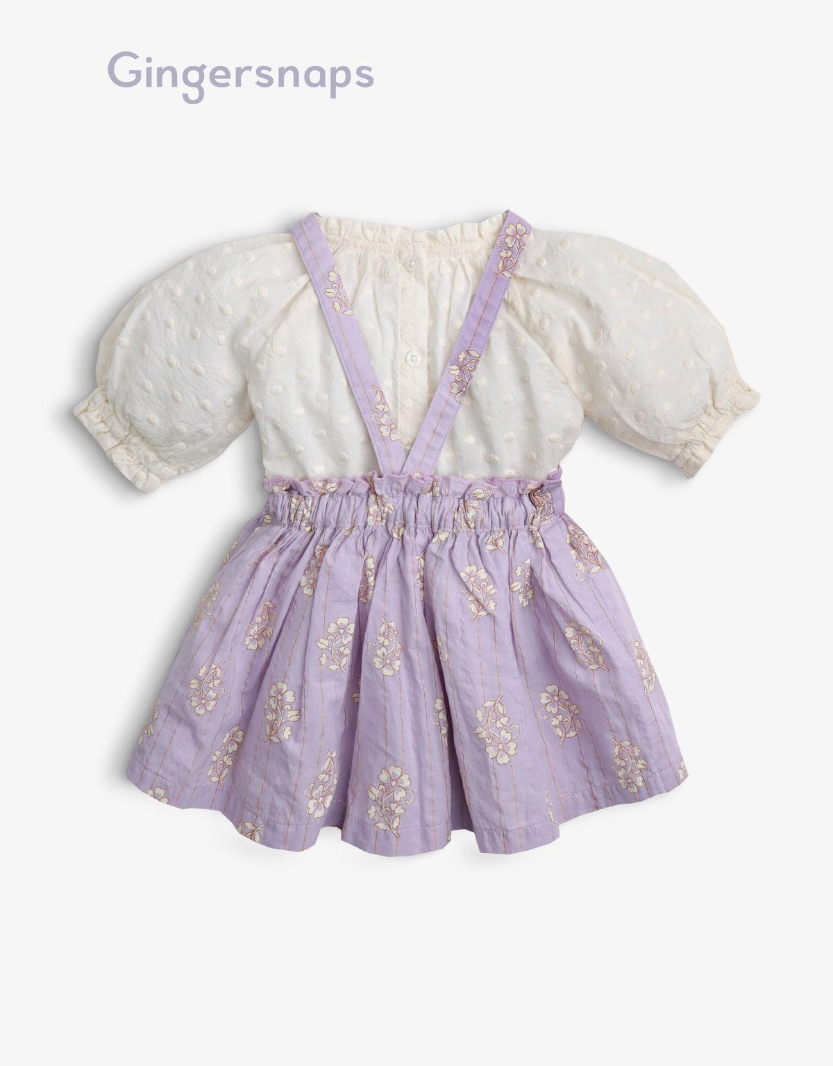 جينجرسنابس سالوبيت فستان مشجرة أطفال بناتي أرجواني