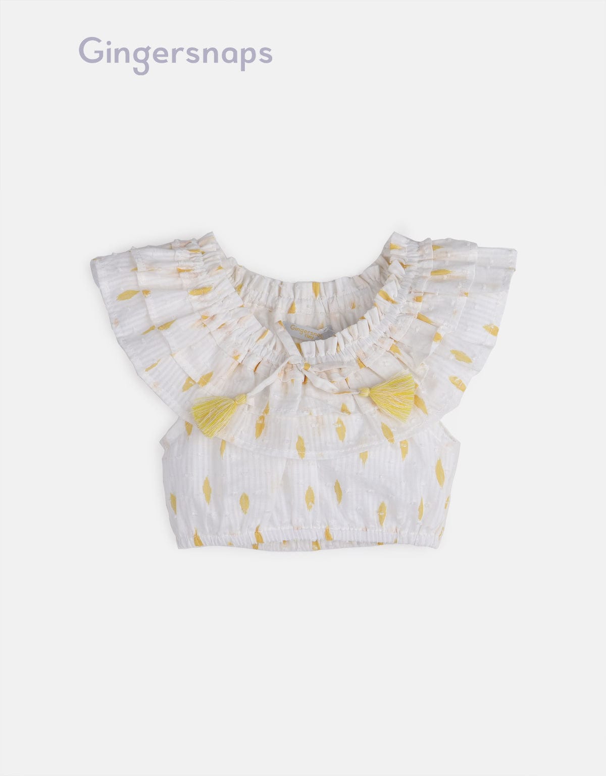 جينجرسنابس طقم بناتي قطعتين منقط توب وتنورة متعدد الألوان