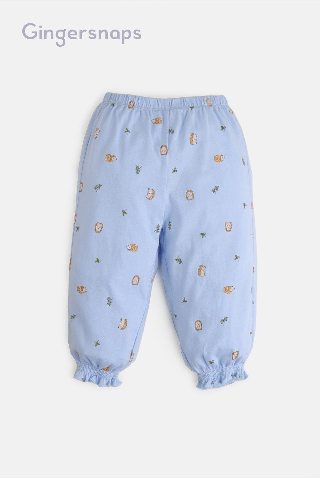 جينجرسنابس طقم أطفال بناتي منقوش بنطلون وبلوزة أزرق