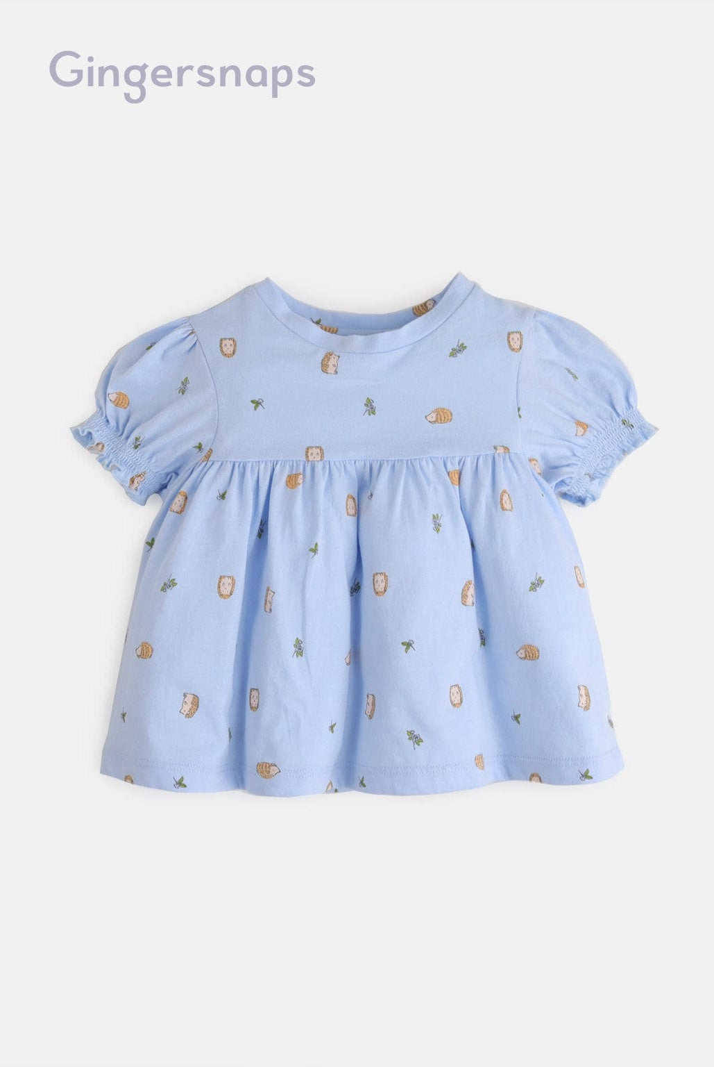 جينجرسنابس طقم أطفال بناتي منقوش بنطلون وبلوزة أزرق