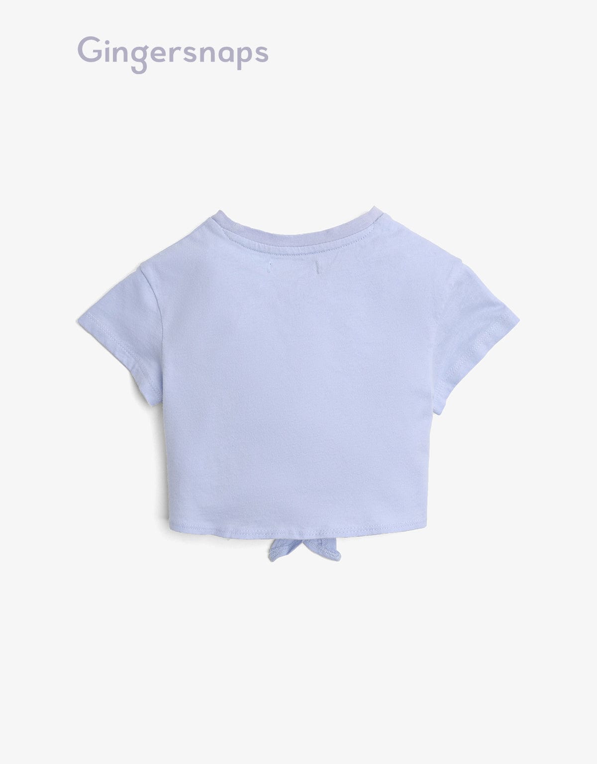 جينجرسنابس تي شيرت بيبي بنات بطبعة حلزون من الامام أزرق