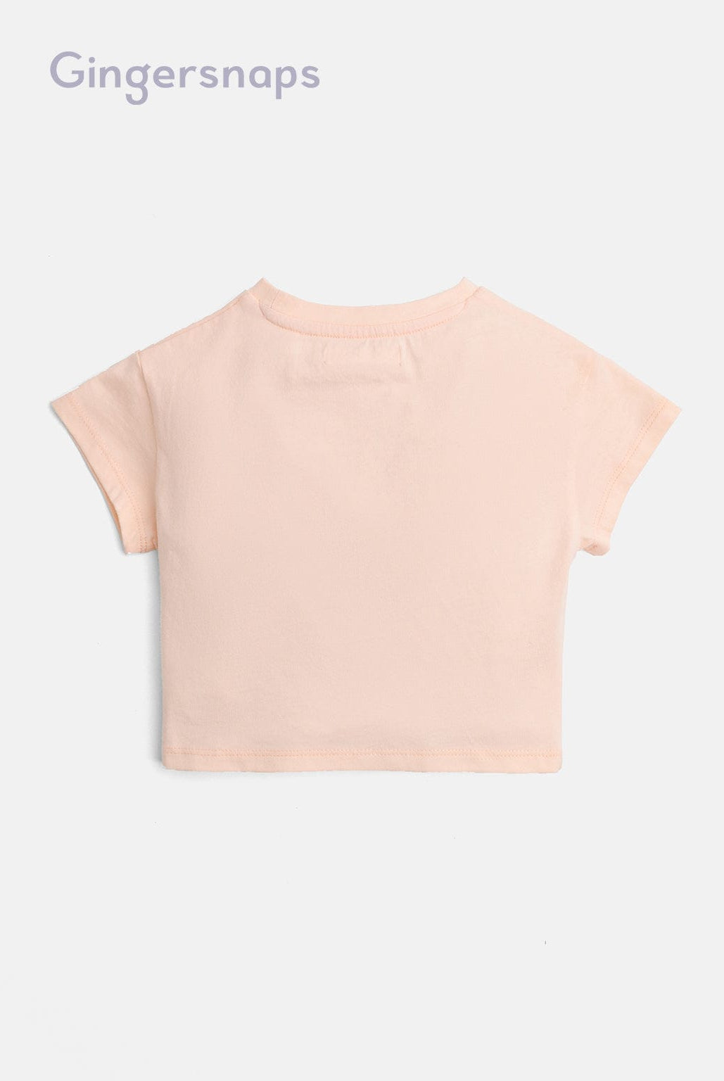 جينجرسنابس تي شيرت بيبي بنات بطبعة ورد أحمر بنفسجي
