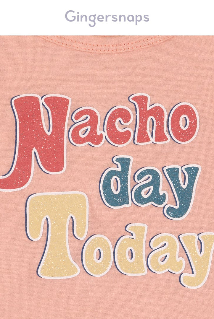 جينجرسنابس تي شيرت بيبي بنات بدون أكمام فراشة أحمر بنفسجي