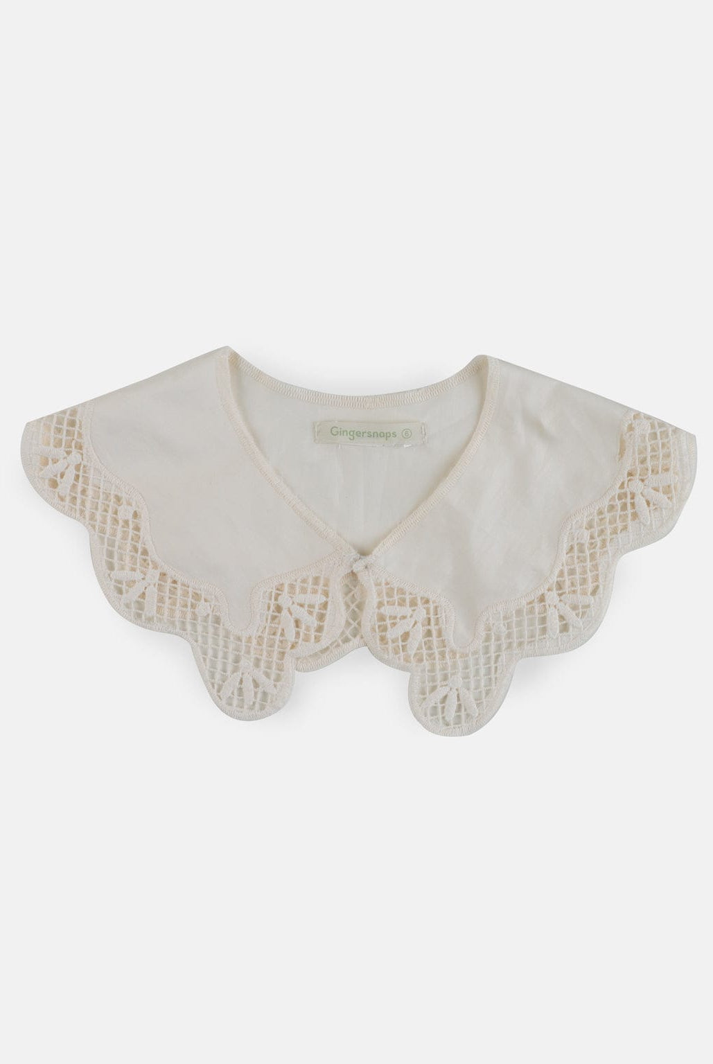 جينجرسنابس بلوزة بناتي منسوجة مزينة بياقة عريضة أخضر