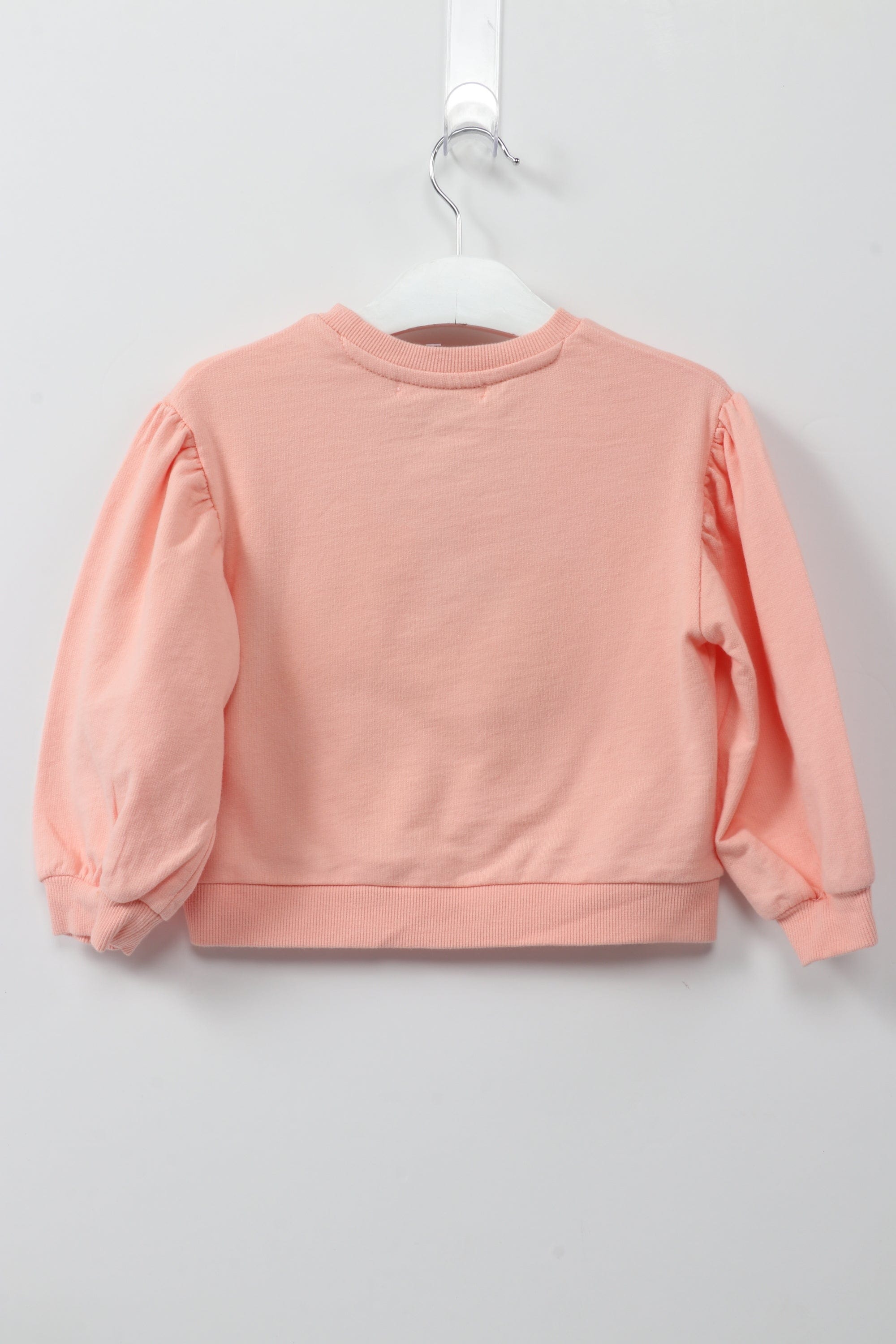 جينجرسنابس بلوفر بناتي بطبعة بكم منفوخ طويل خوخي