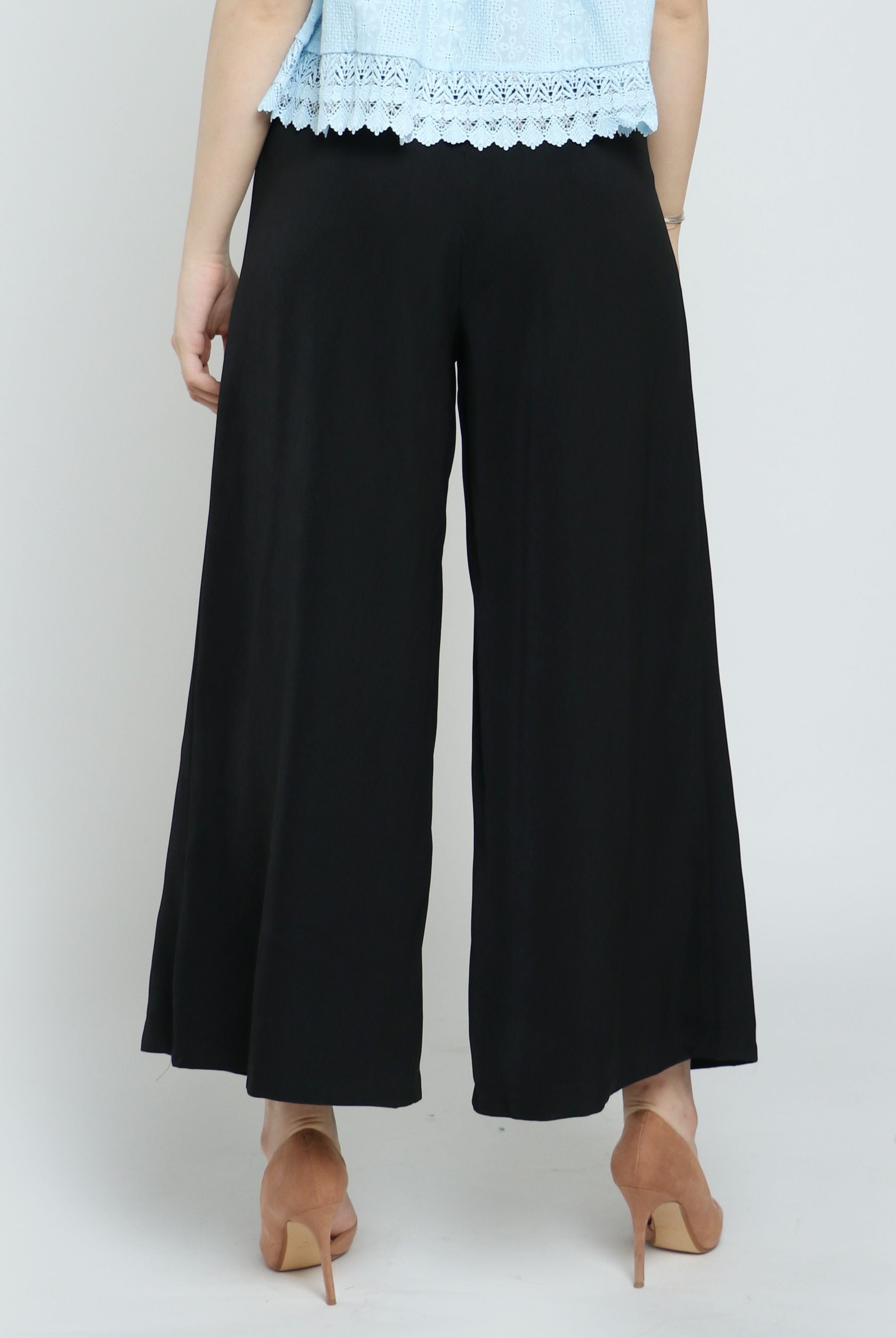 نتشي بنطلون طويل بوليستر بكسرات