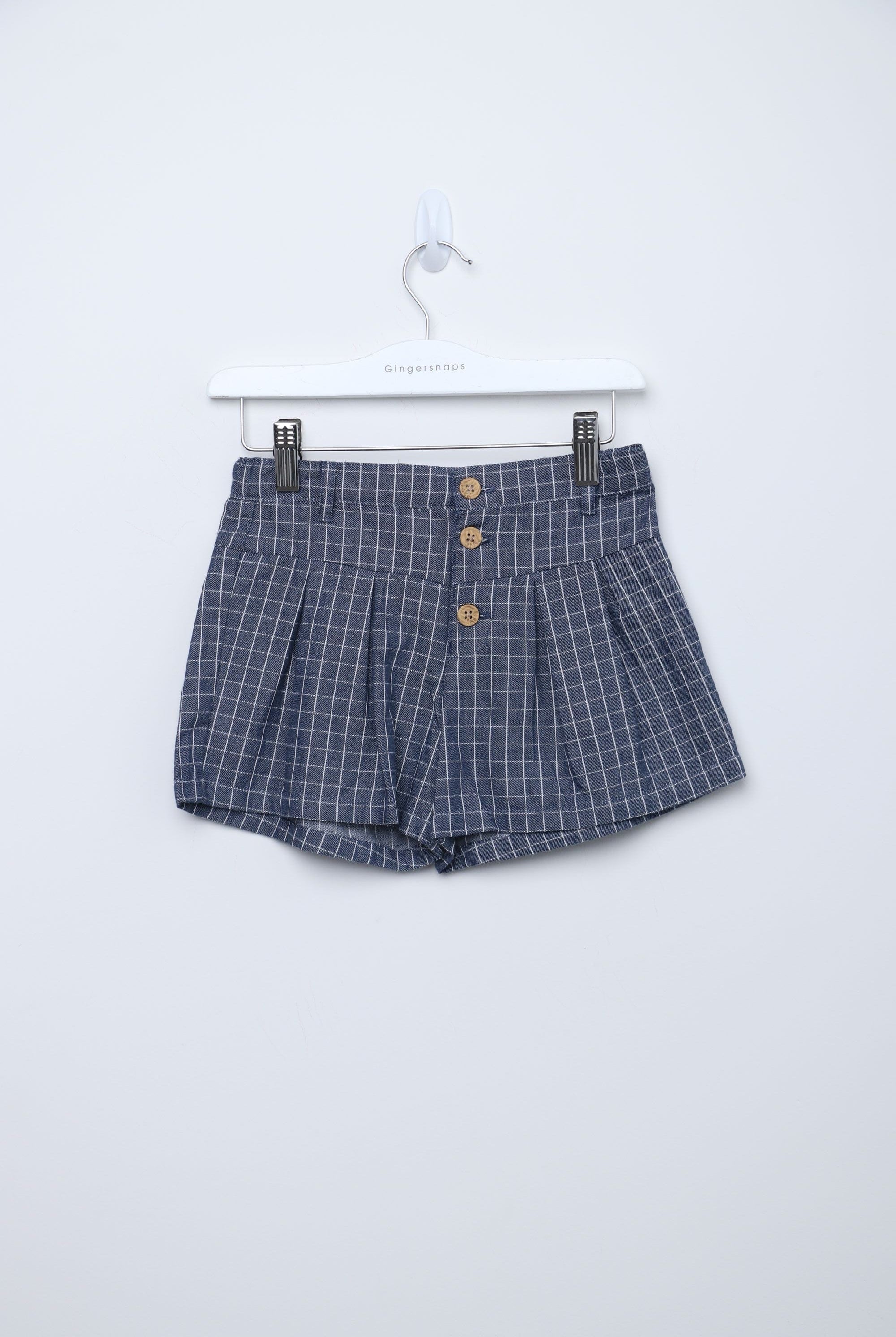 جينجرسنابس شورت كاروهات هاي ويست بناتي أزرق غامق