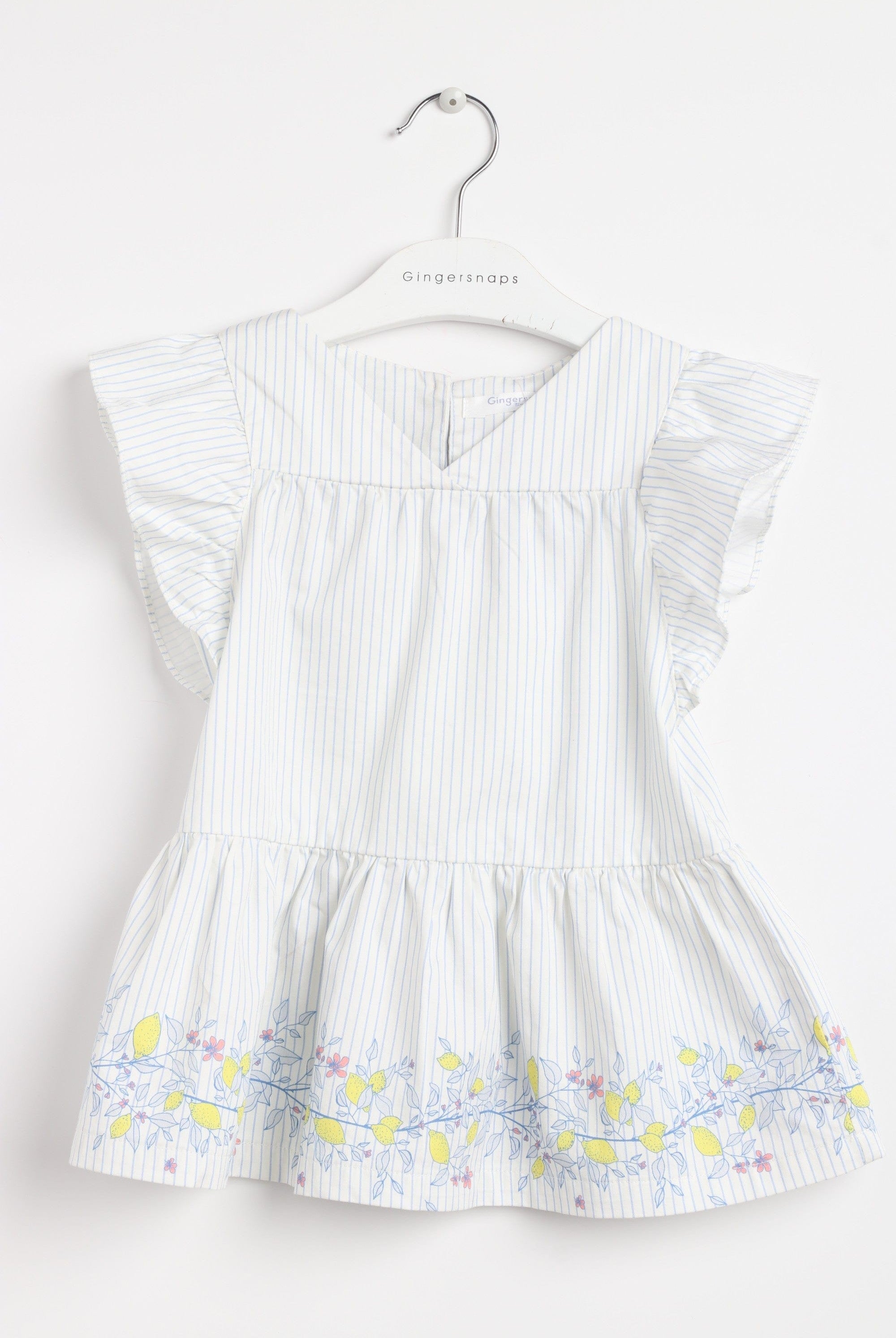 جينجرسنابس فستان طفلة مخطط متعدد الألوان