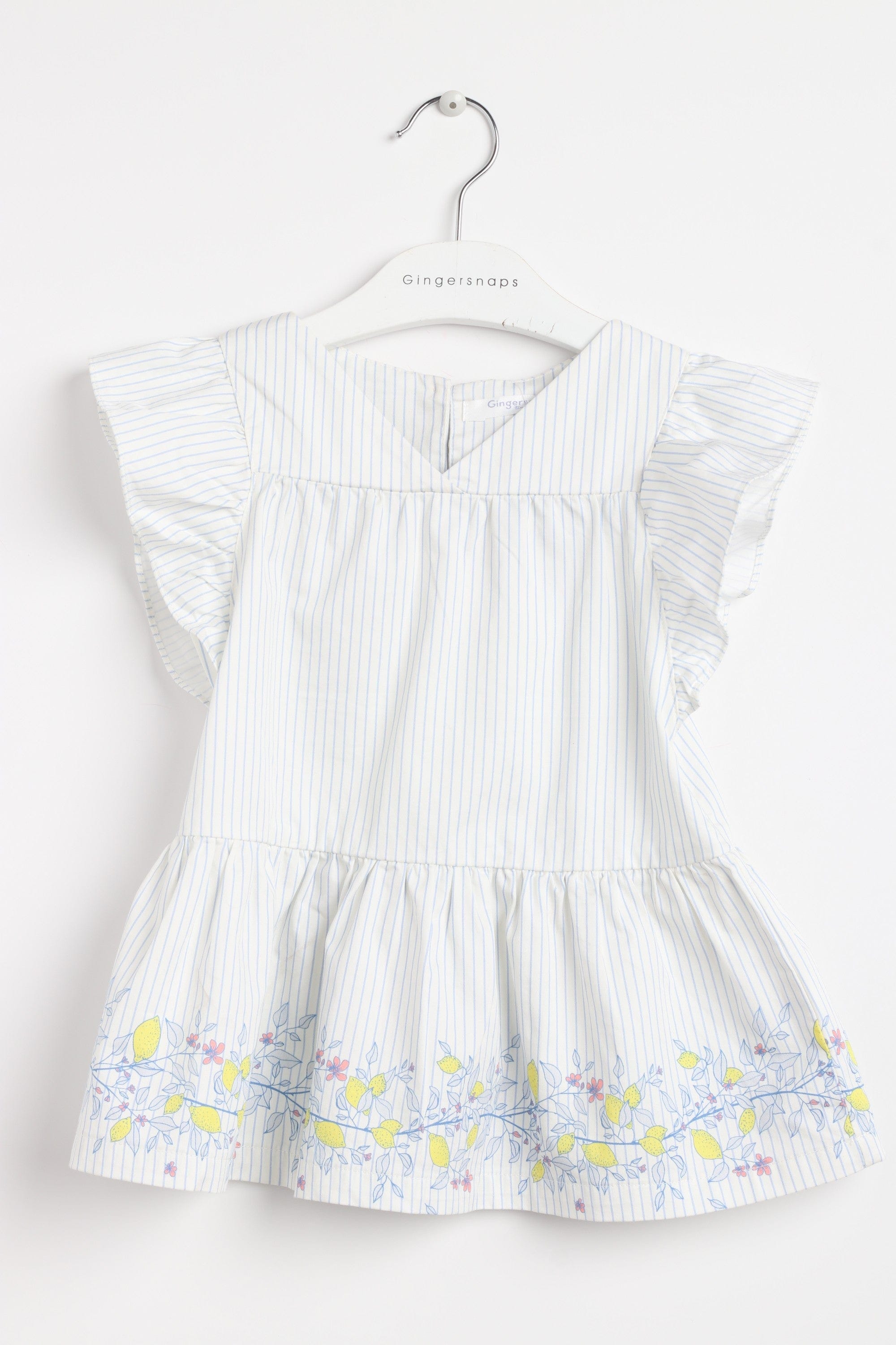 جينجرسنابس فستان طفلة مخطط متعدد الألوان