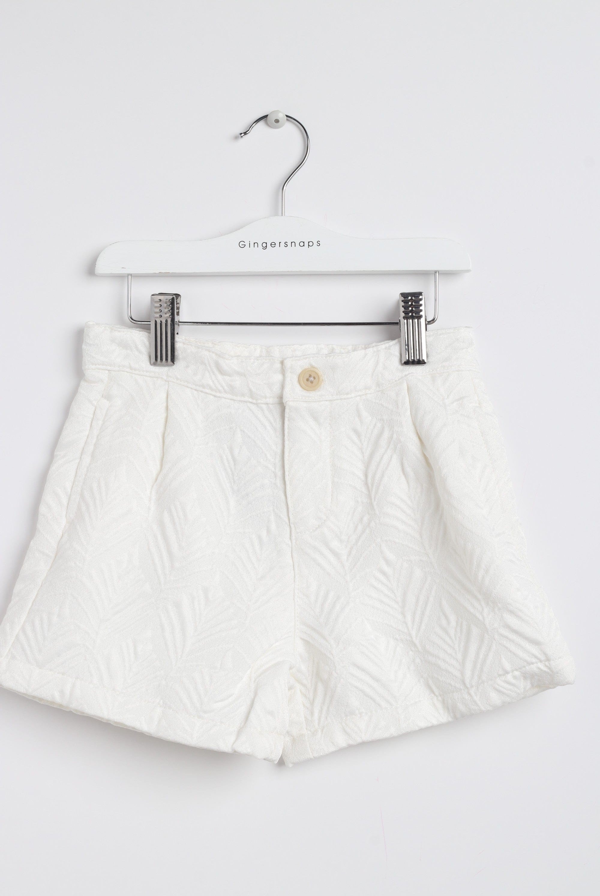 جينجرسنابس شورت بناتي سادة واسع أوف وايت