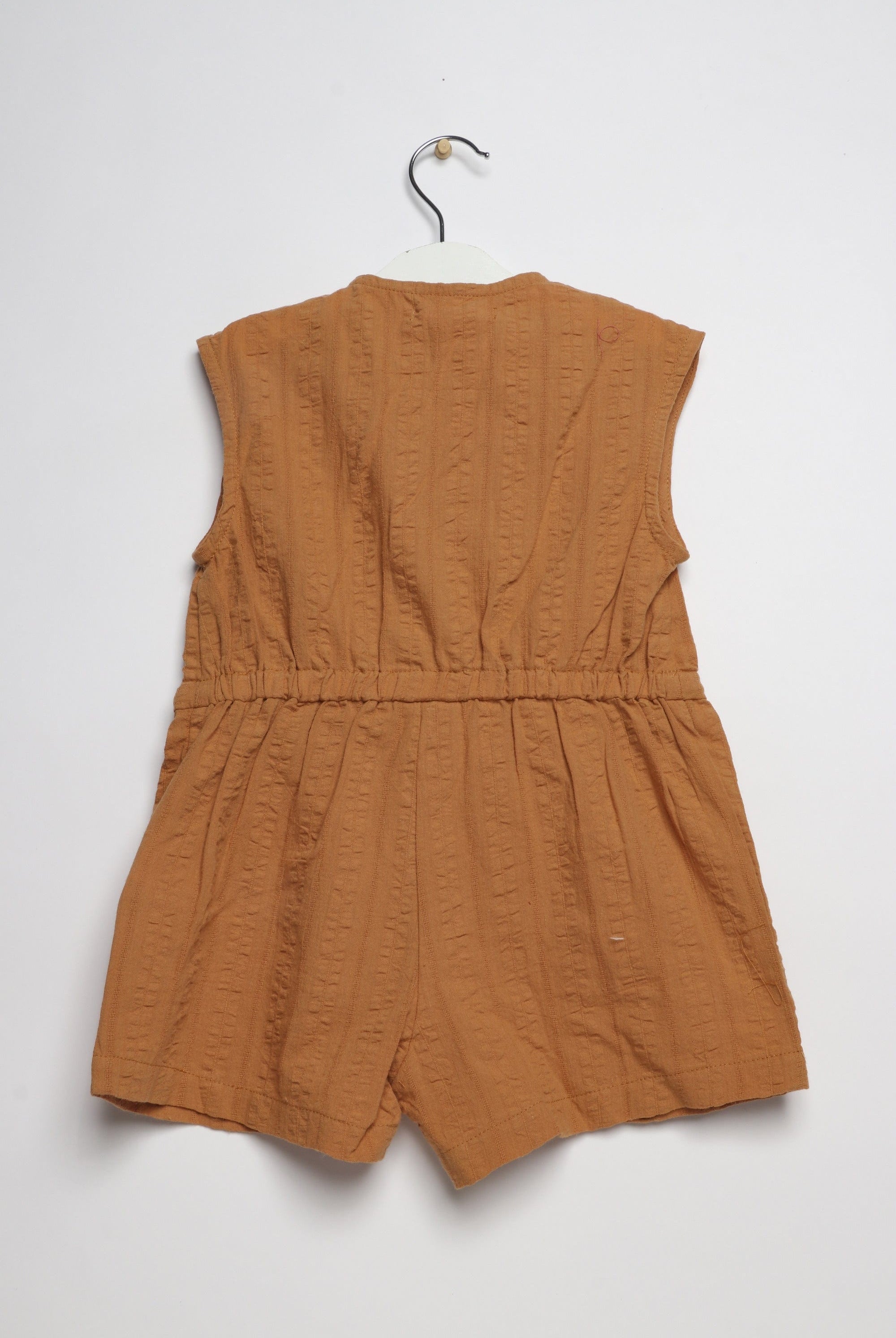 جينجرسنابس جمبسوت بناتي اطفال قصير برباط علي الخصر أصفر بني