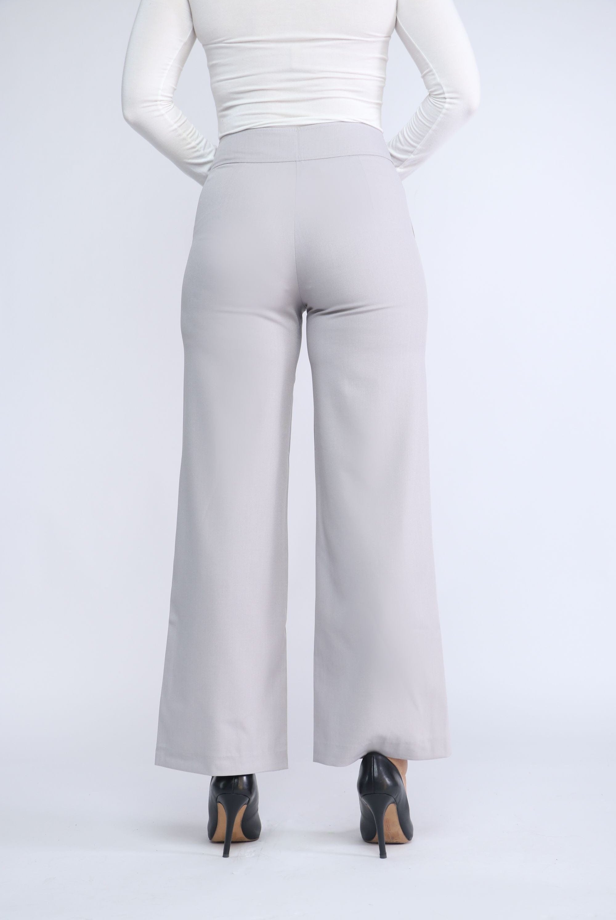 نتشي بنطلون كلاسيك طويل واسع نسائي