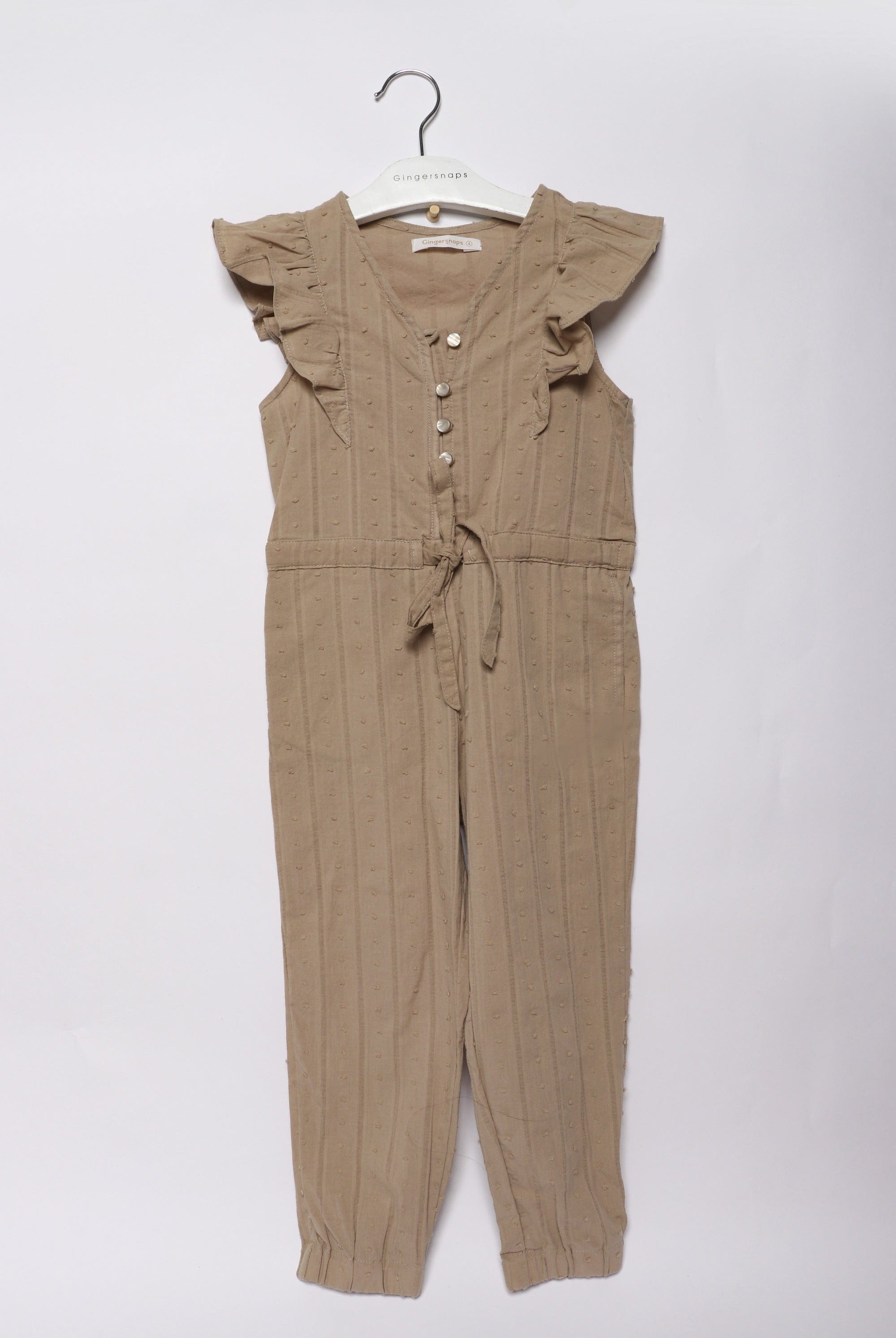 جينجرسنابس جمبسوت بناتي اطفال بكم مروحة الكاكي